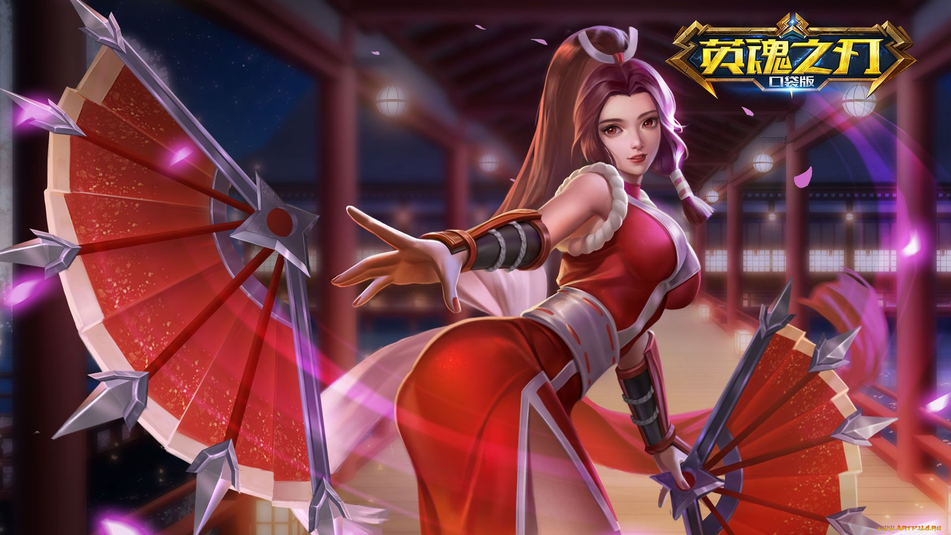 видео, игры, heroes, evolved, девушка, веера, галерея, лепестки