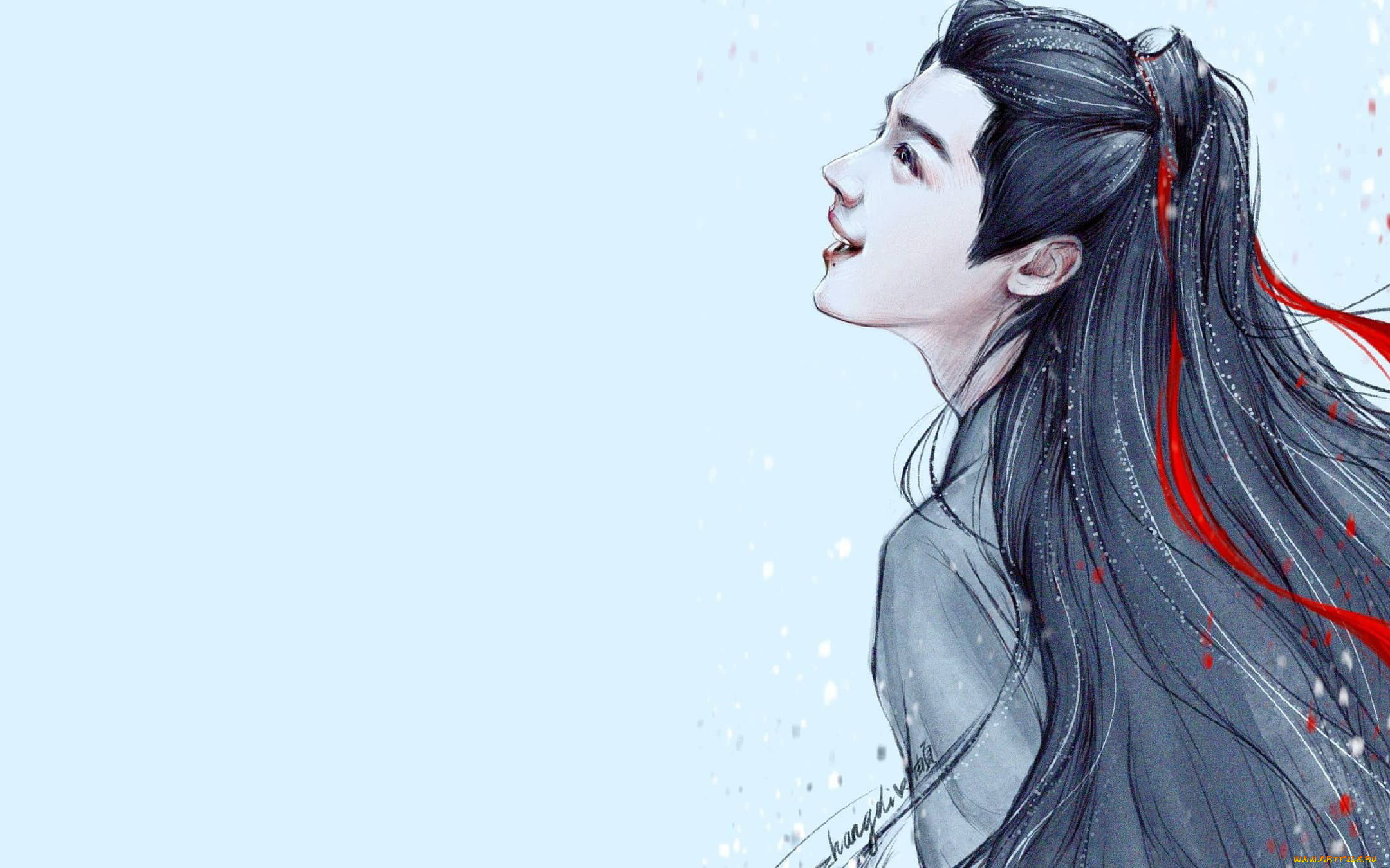 рисованное, кино, , мультфильмы, вэй, усянь, лицо