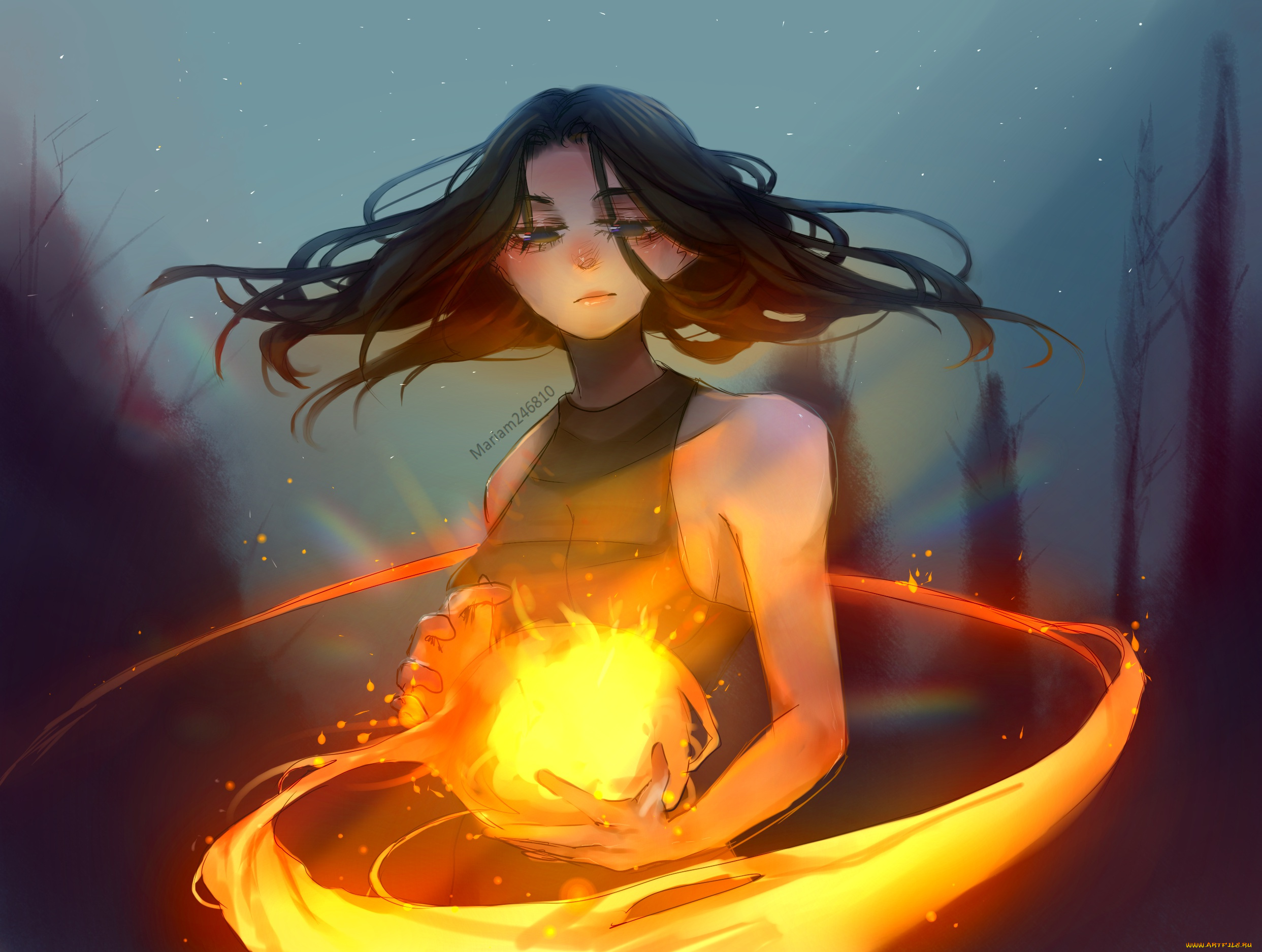 фэнтези, магия, девушка