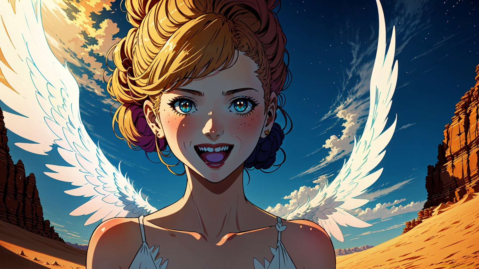 аниме, ангелы, , демоны, нейросети, графика, нейроарт, ai, art, нейронные, сети, рисунки, нейро, искусство, девушка