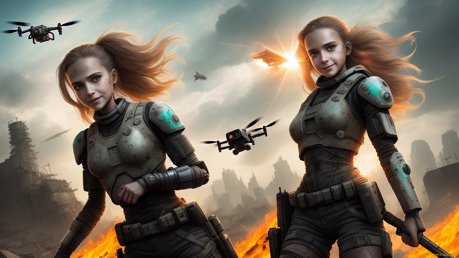 фэнтези, девушки, нейросети, графика, нейроарт, ai, art, нейронные, сети, рисунки, нейро, искусство