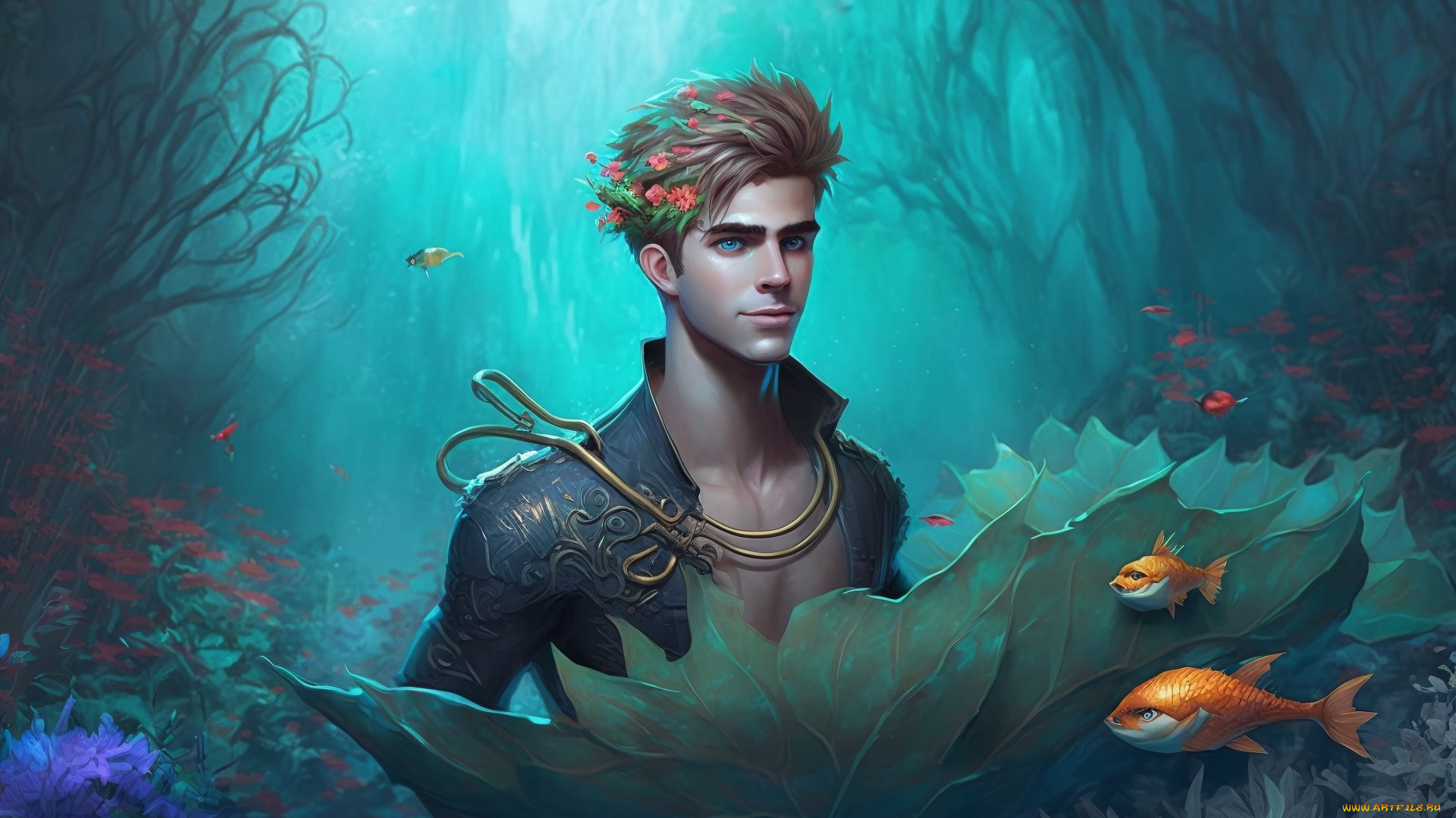 фэнтези, люди, нейросети, графика, нейроарт, ai, art, нейронные, сети, рисунки, нейро, искусство, парень