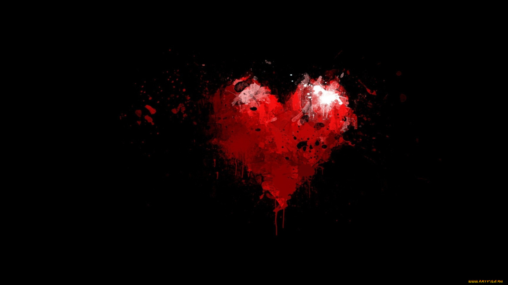 рисованное, минимализм, сердечко