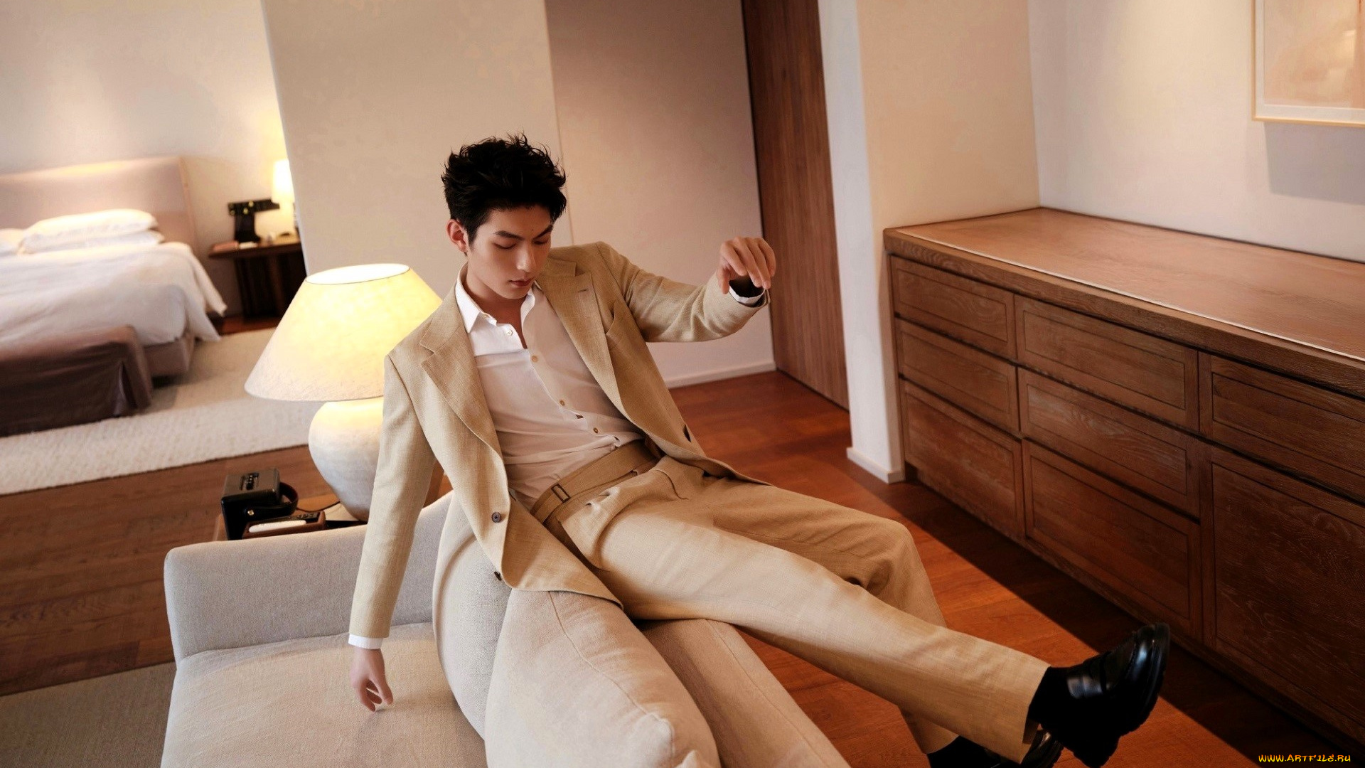 fan, zhi, xin, мужчины, актер, диван, костюм