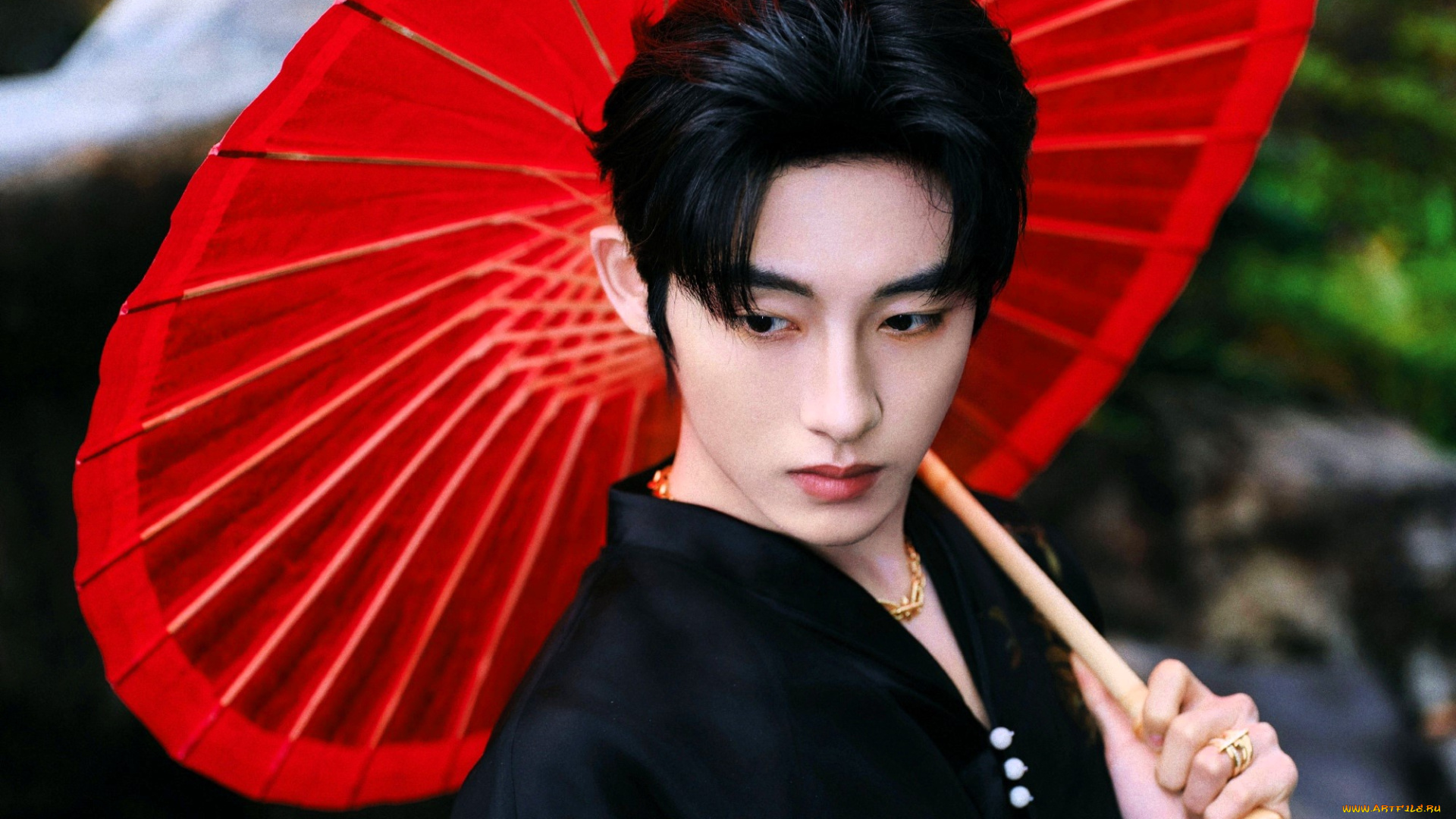 win, win, -, dong, si, cheng, мужчины, -unsort, парень, рубашка, зонт