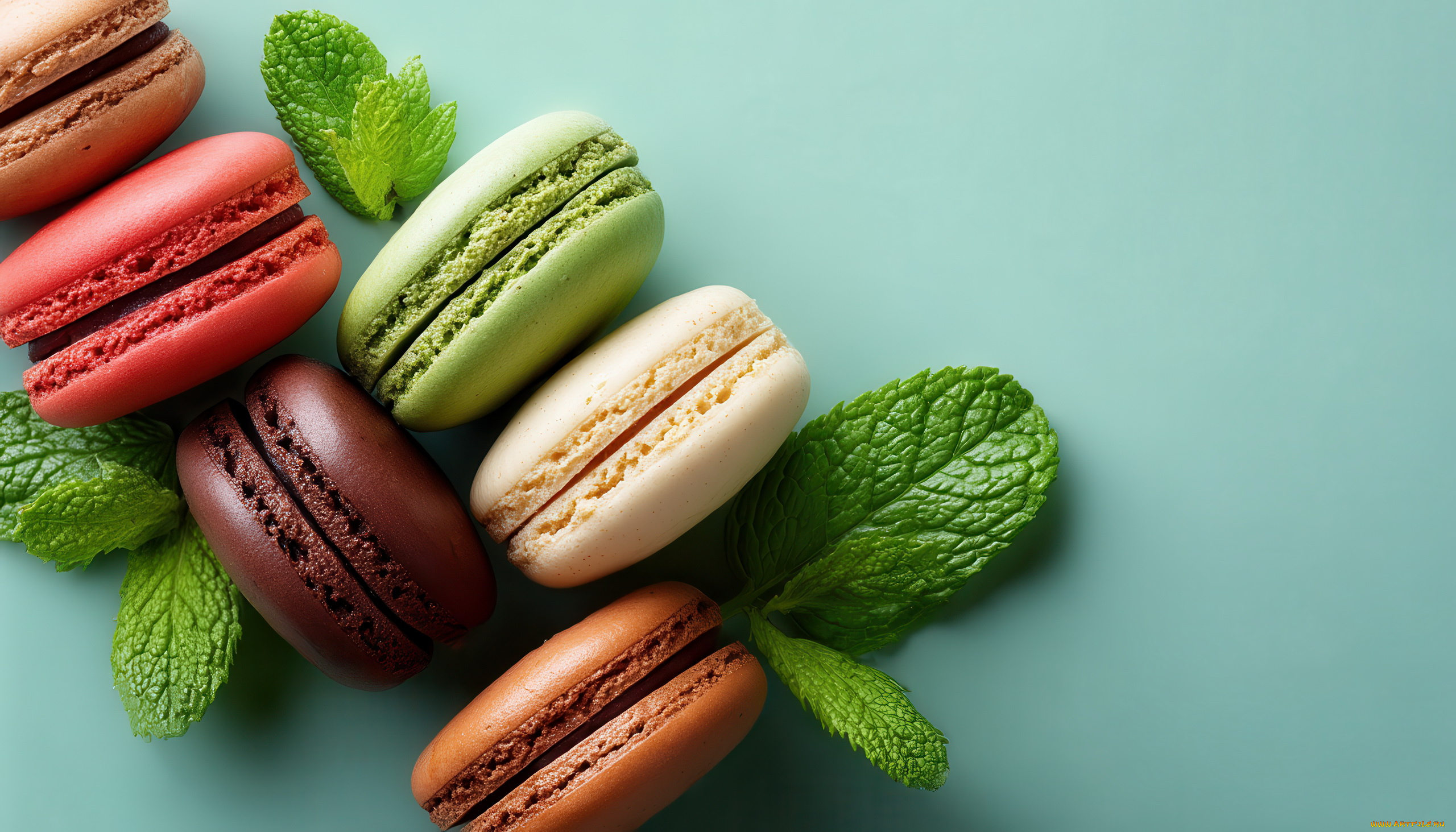 3д, графика, еда-, food, макаруны, печенье