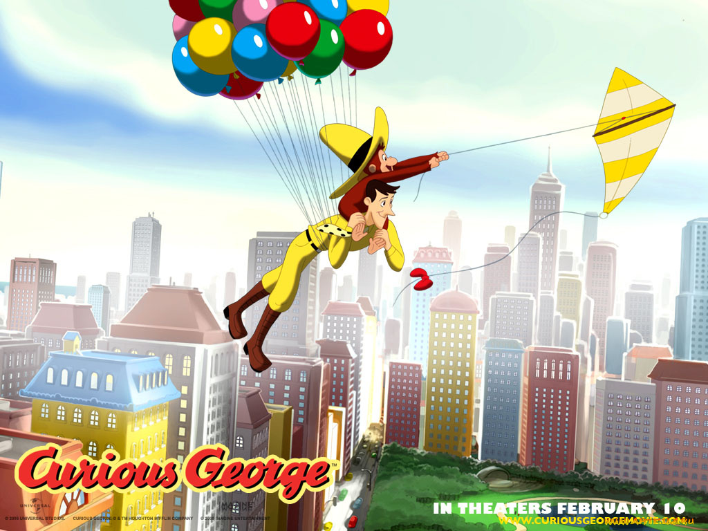 мультфильмы, curious, george