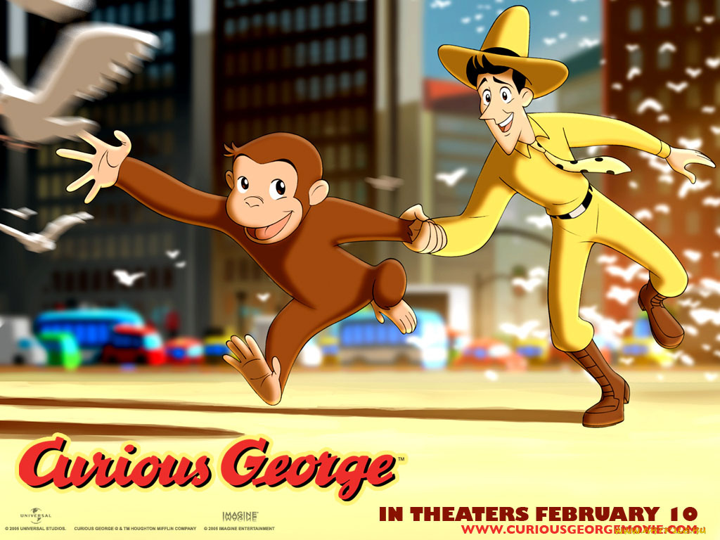 мультфильмы, curious, george