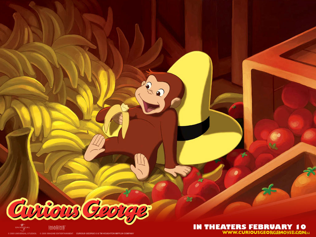 мультфильмы, curious, george