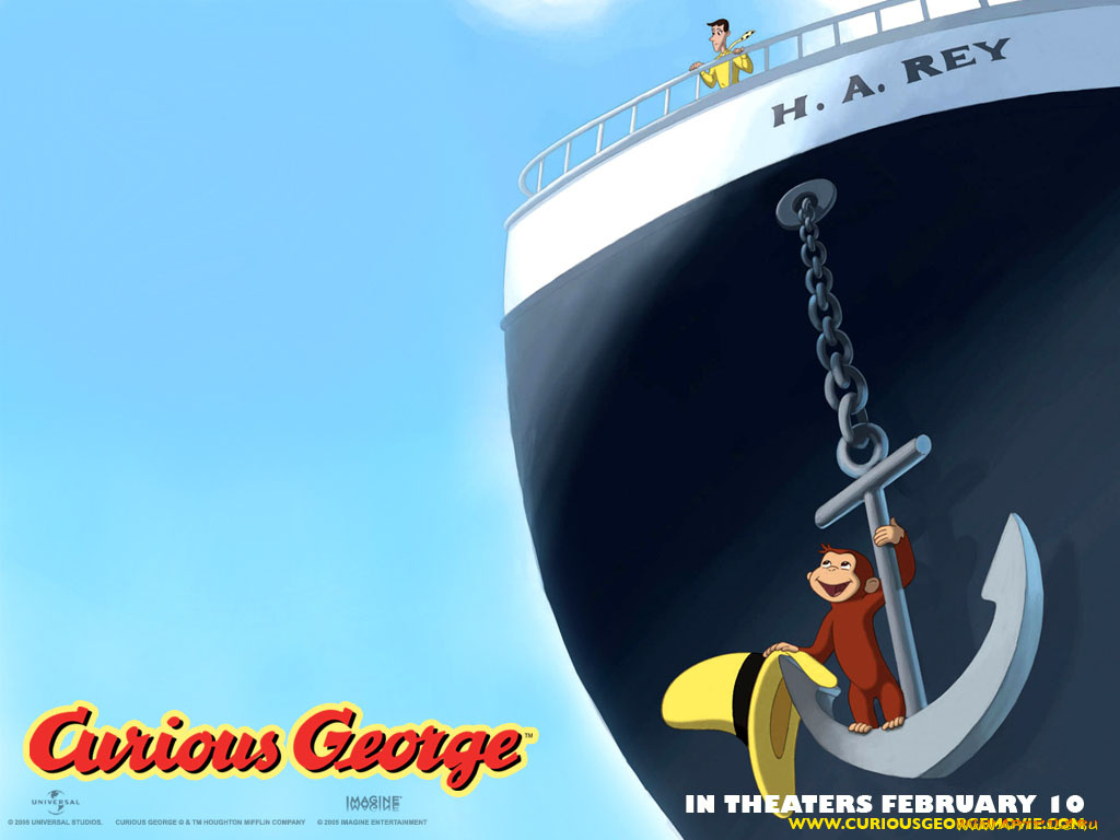 мультфильмы, curious, george