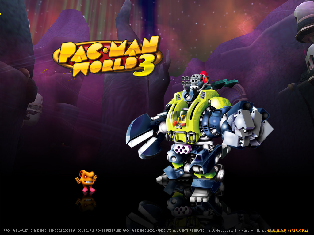 видео, игры, pac, man, world