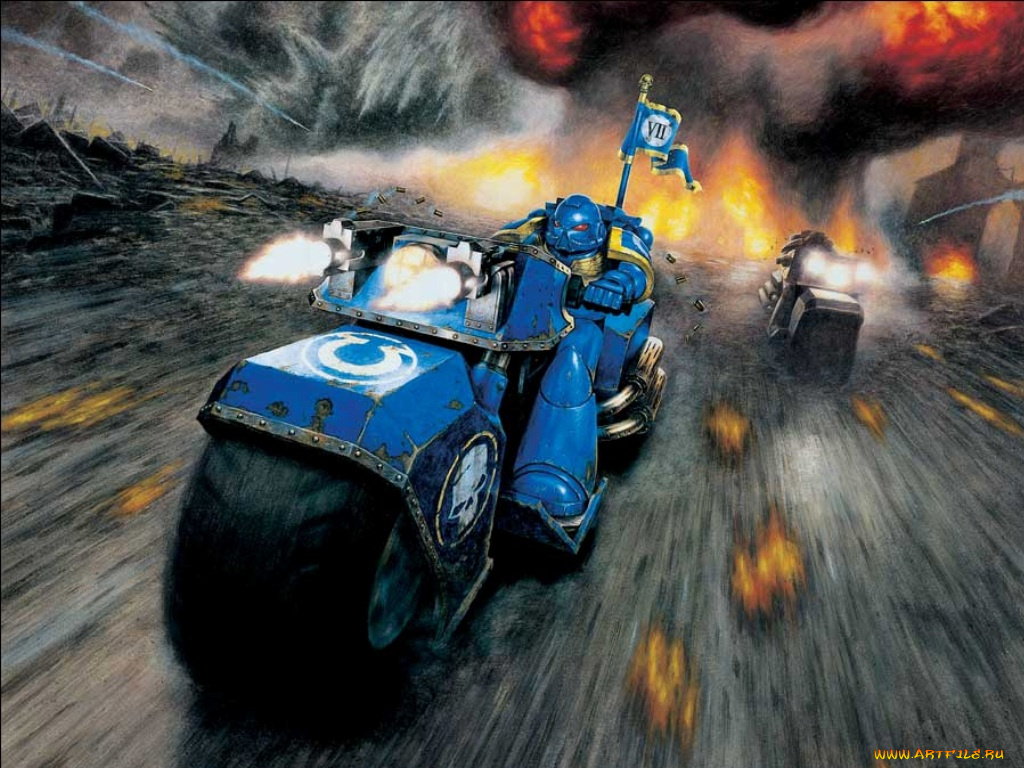 видео, игры, warhammer, 40, 000, dawn, of, war