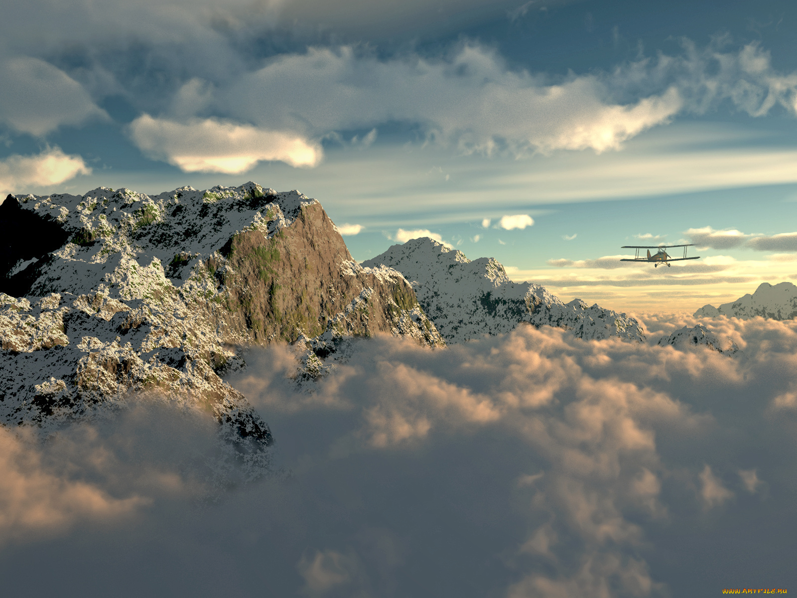 3д, графика, nature, landscape, природа