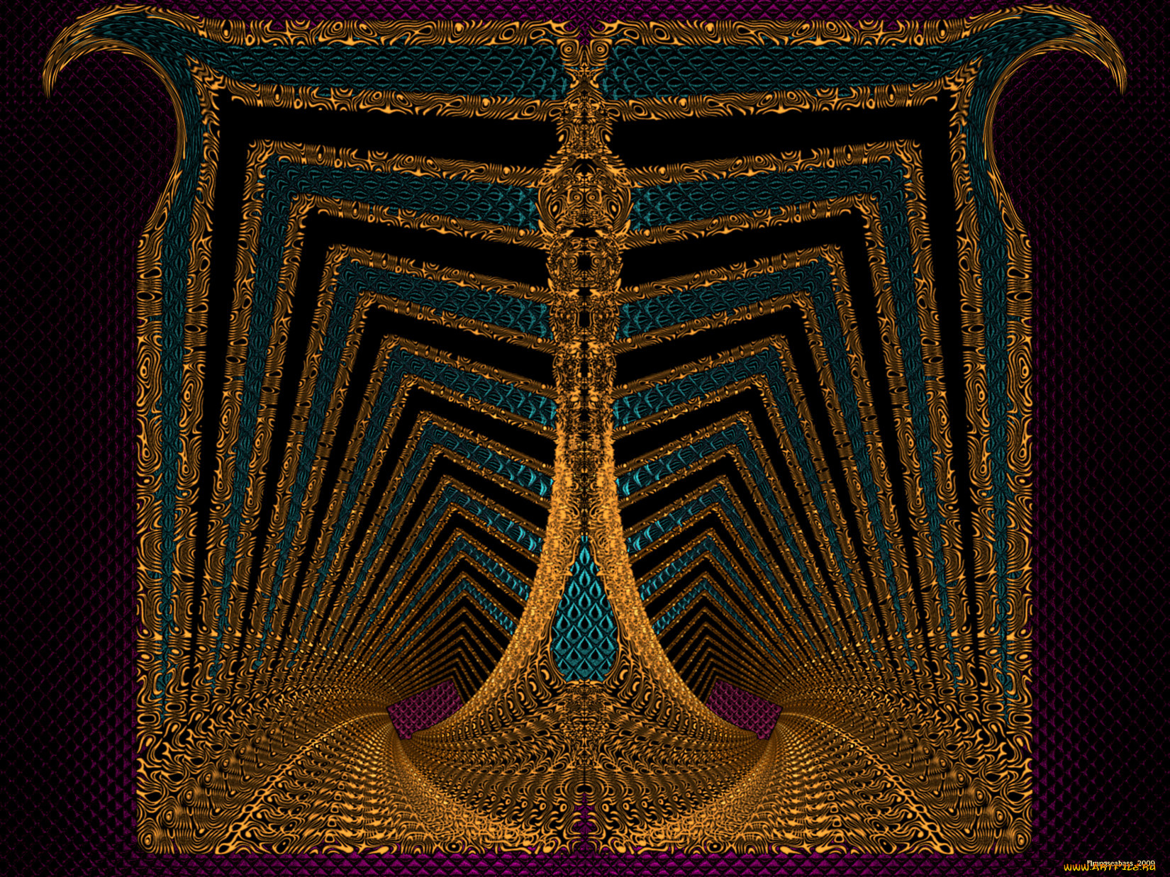 3д, графика, fractal, фракталы