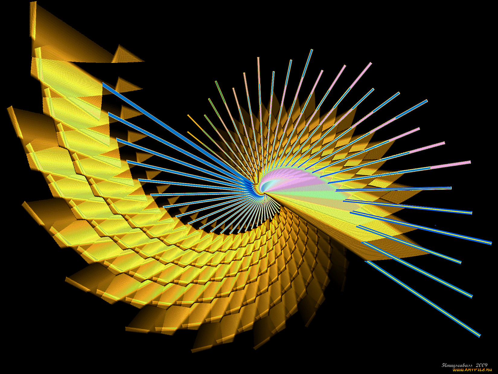 3д, графика, fractal, фракталы