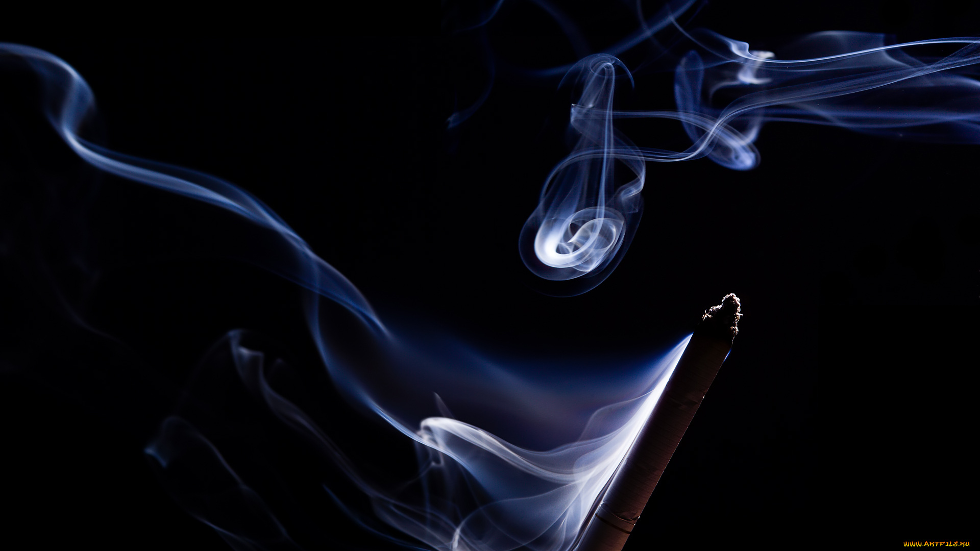 3д, графика, другое, дым, сигарета