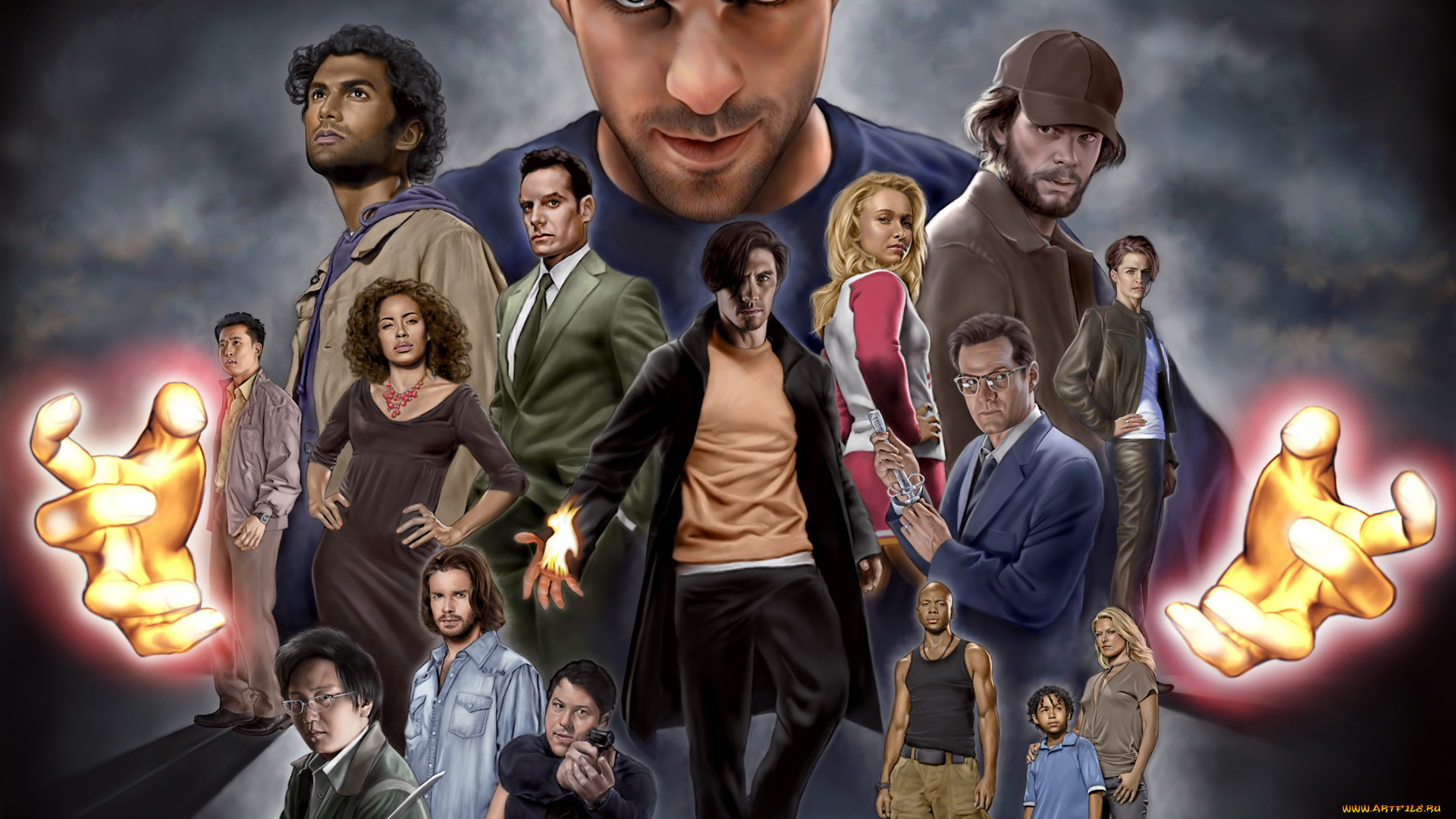 heroes, рисованные, люди, фильм, сериал, герои