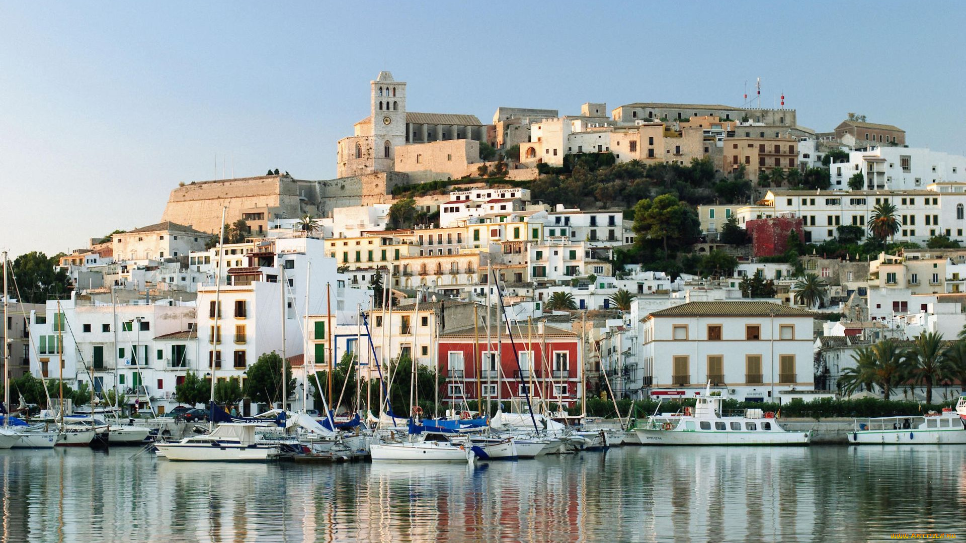 корабли, порты, причалы, ibiza