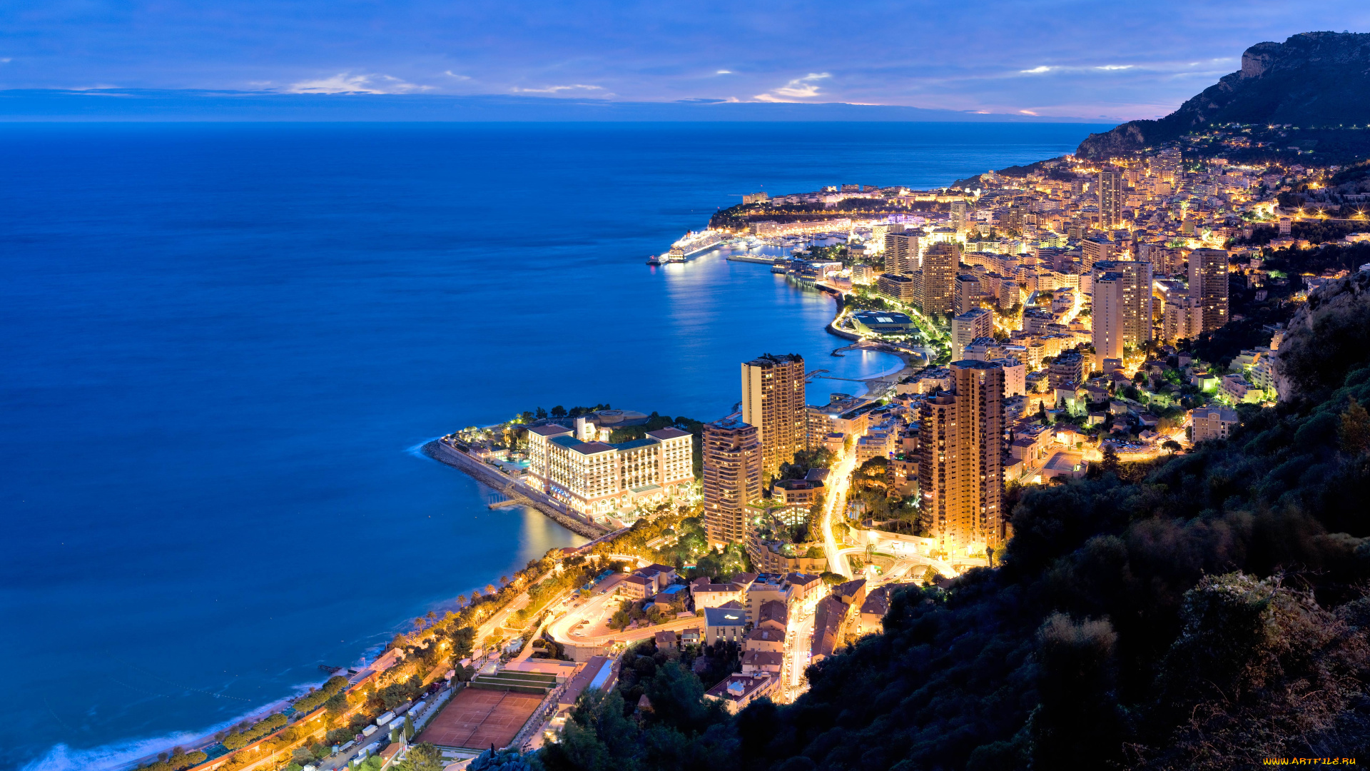 монако, города, монте, карло