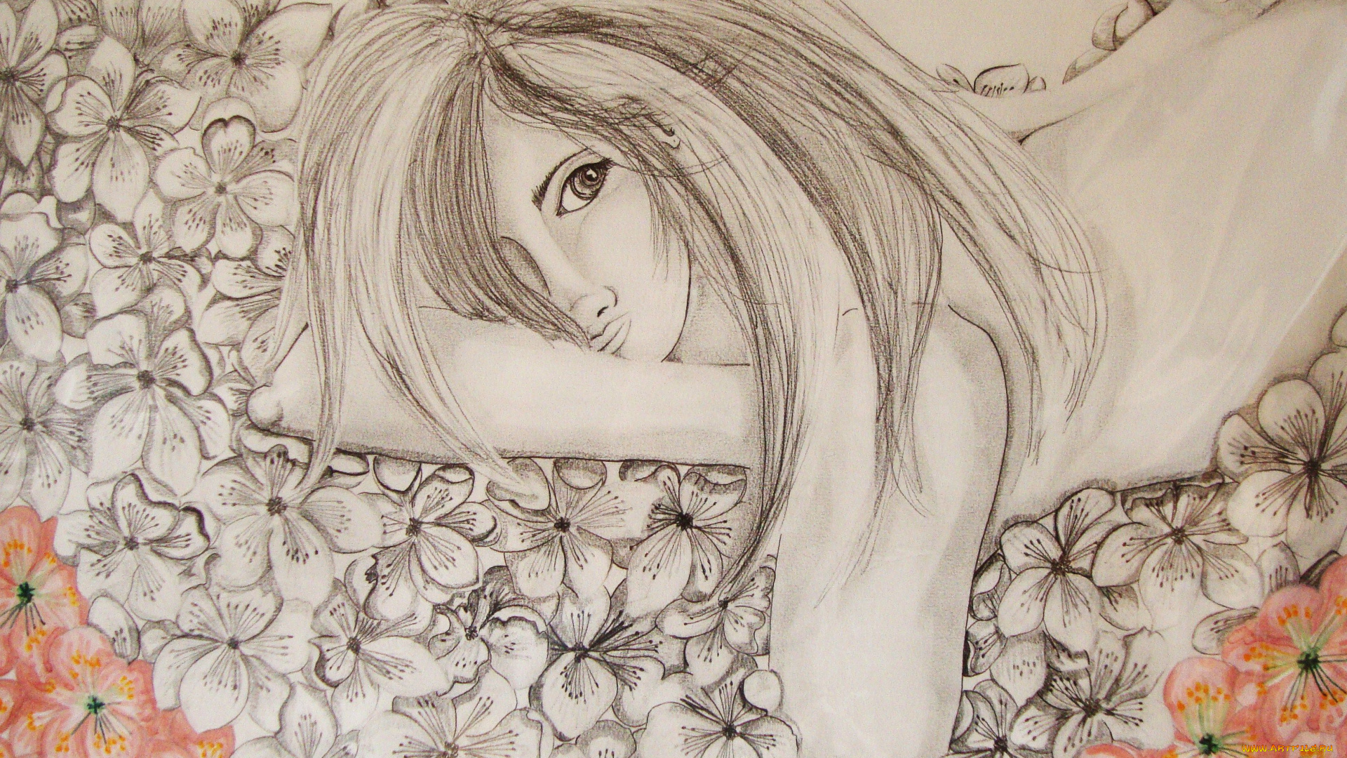 рисованные, люди, laura, davies