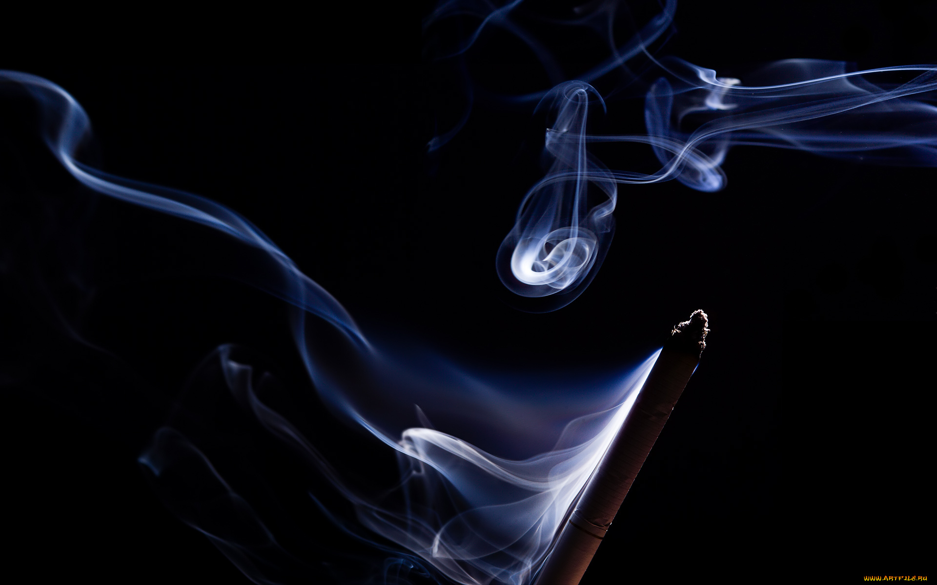 3д, графика, другое, дым, сигарета