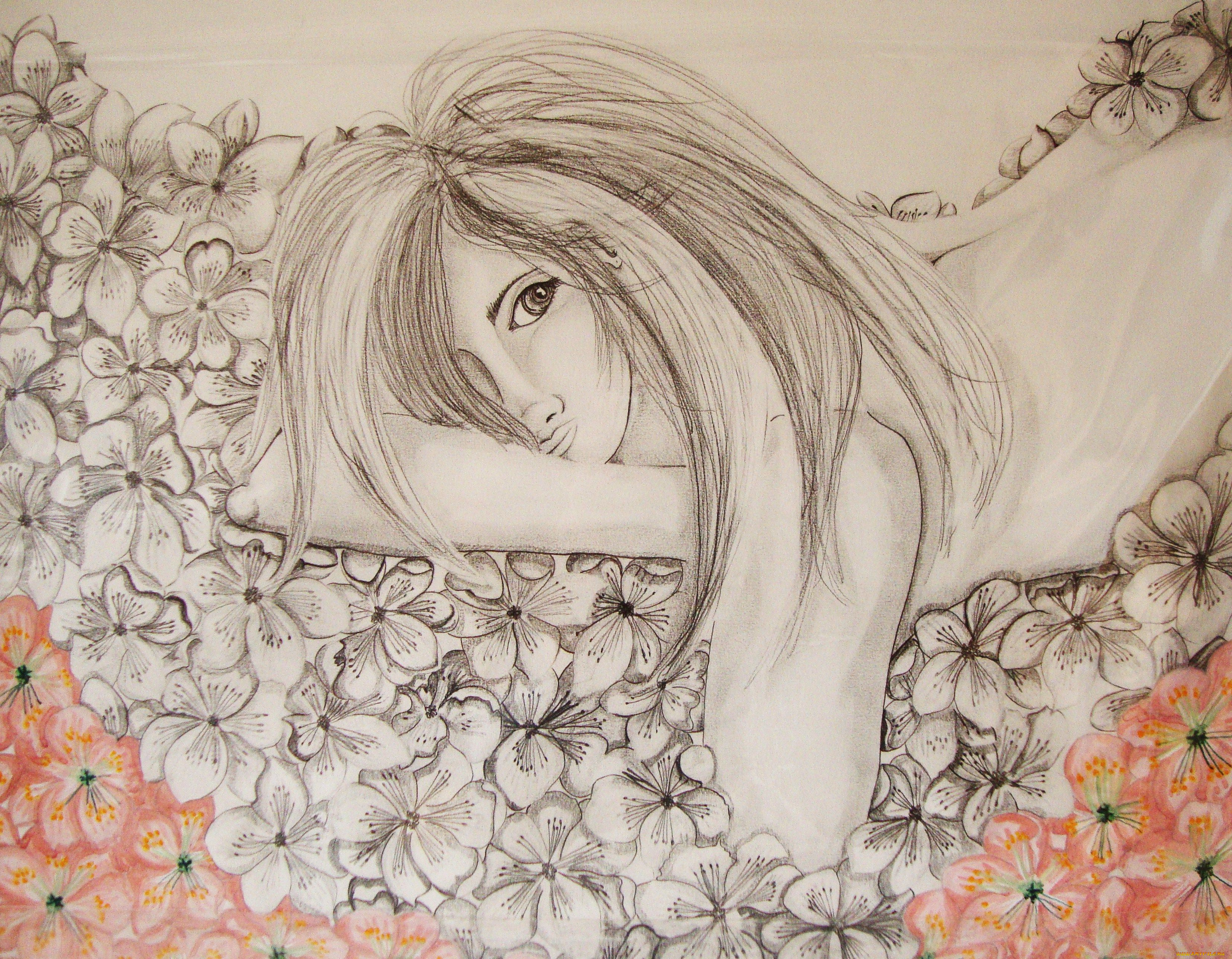 рисованные, люди, laura, davies