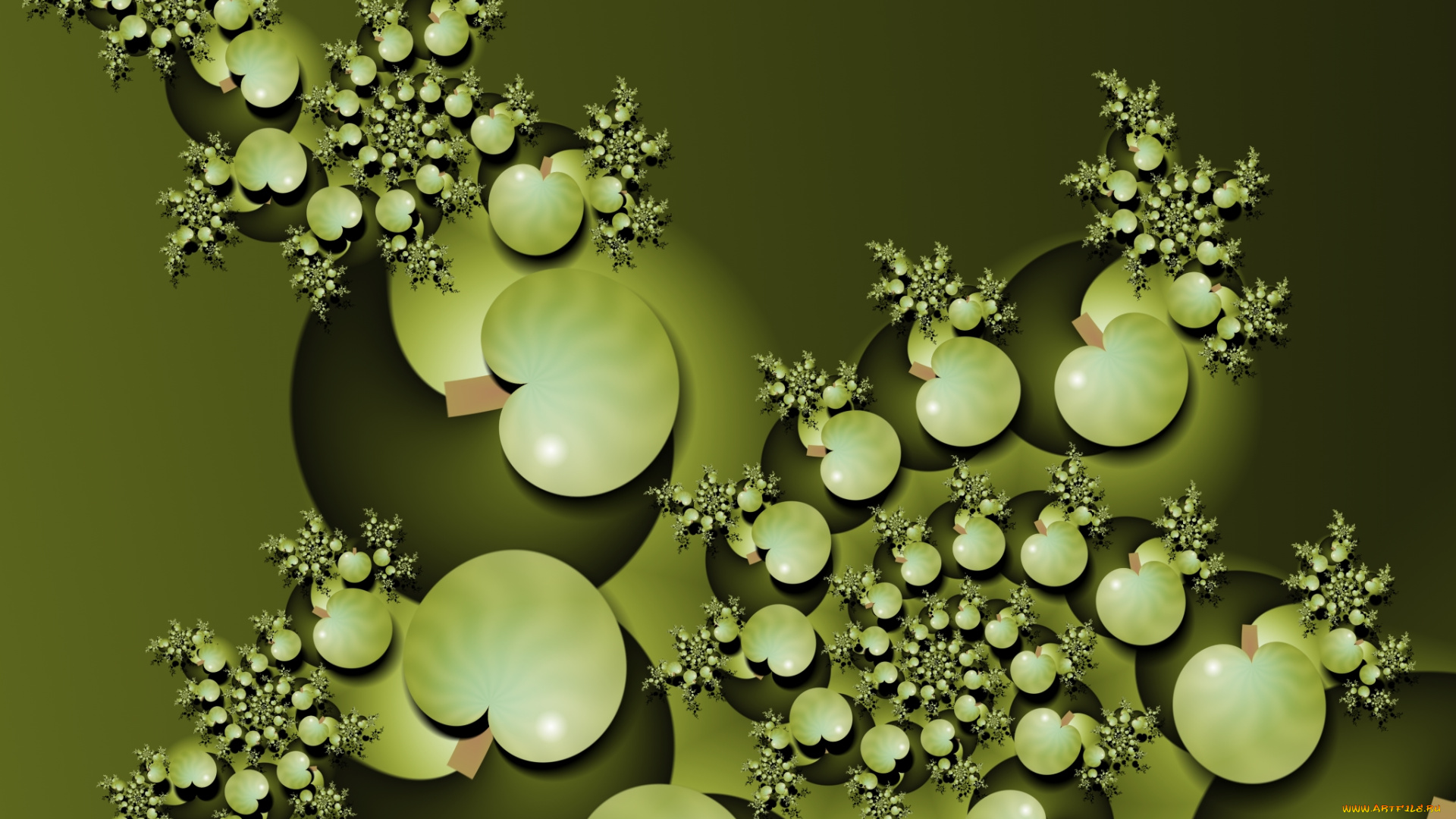 3д, графика, fractal, фракталы, фон, узор, цвета