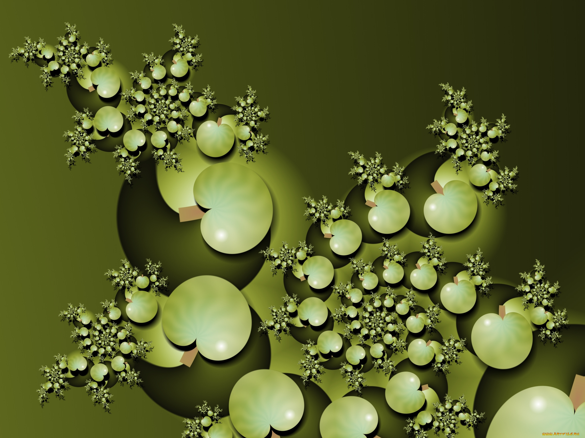 3д, графика, fractal, фракталы, фон, узор, цвета