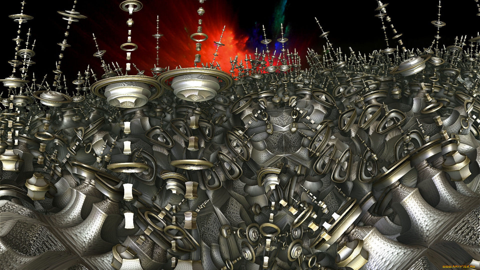 3д, графика, фракталы, , fractal, цвета, фон, узор