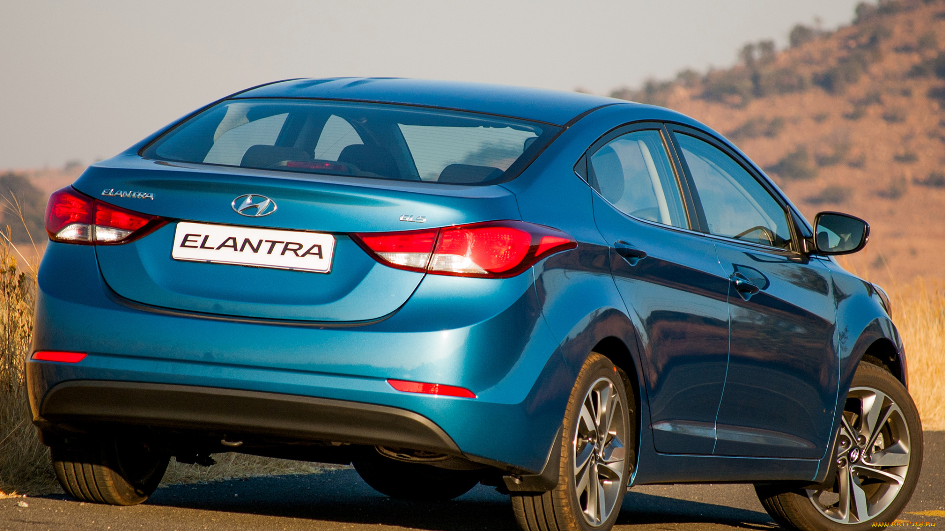 автомобили, hyundai, elantra, za-spec, 2014г, синий