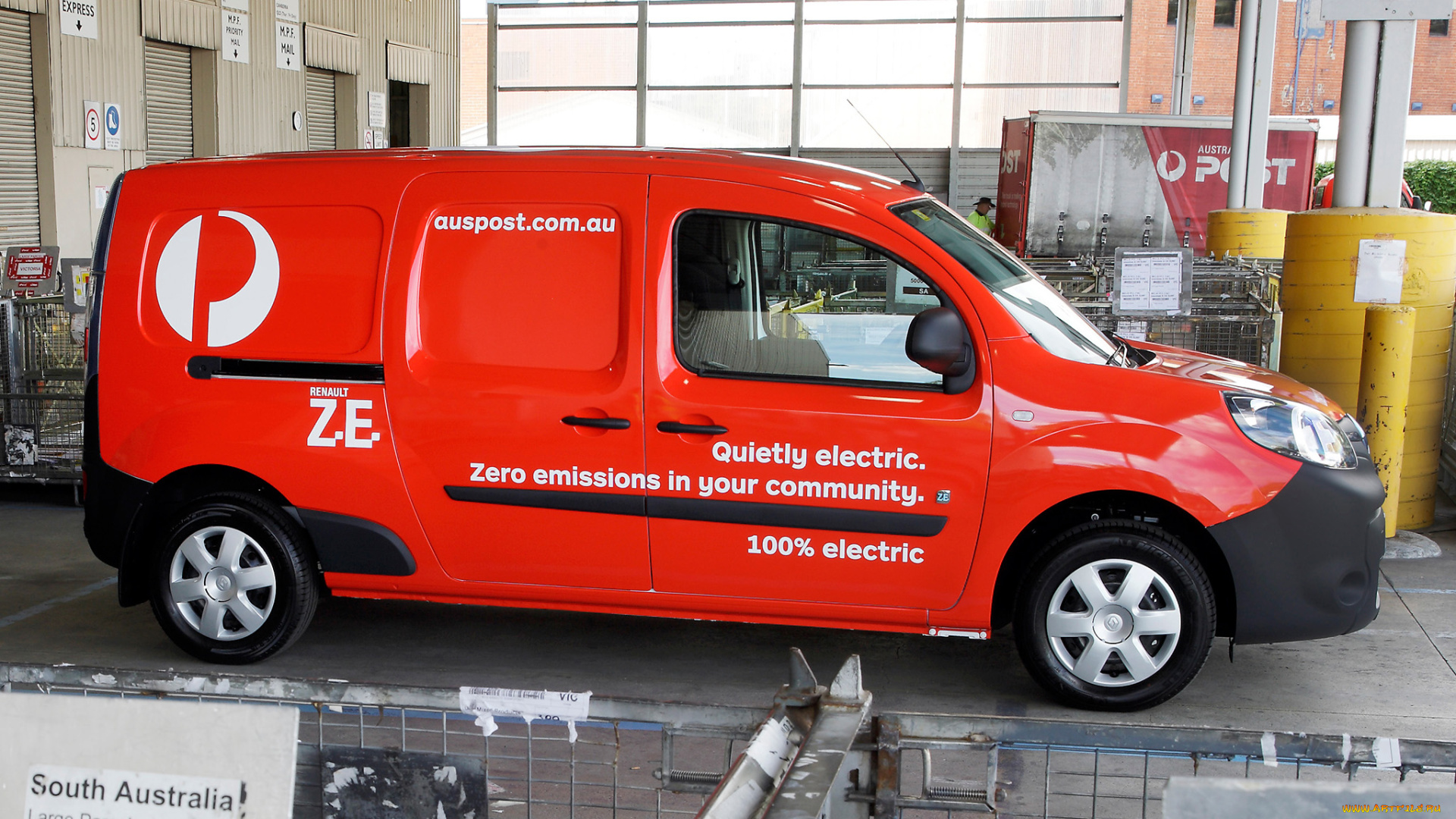 автомобили, renault, kangoo, красный, 2014г, au, post, z, e, maxi