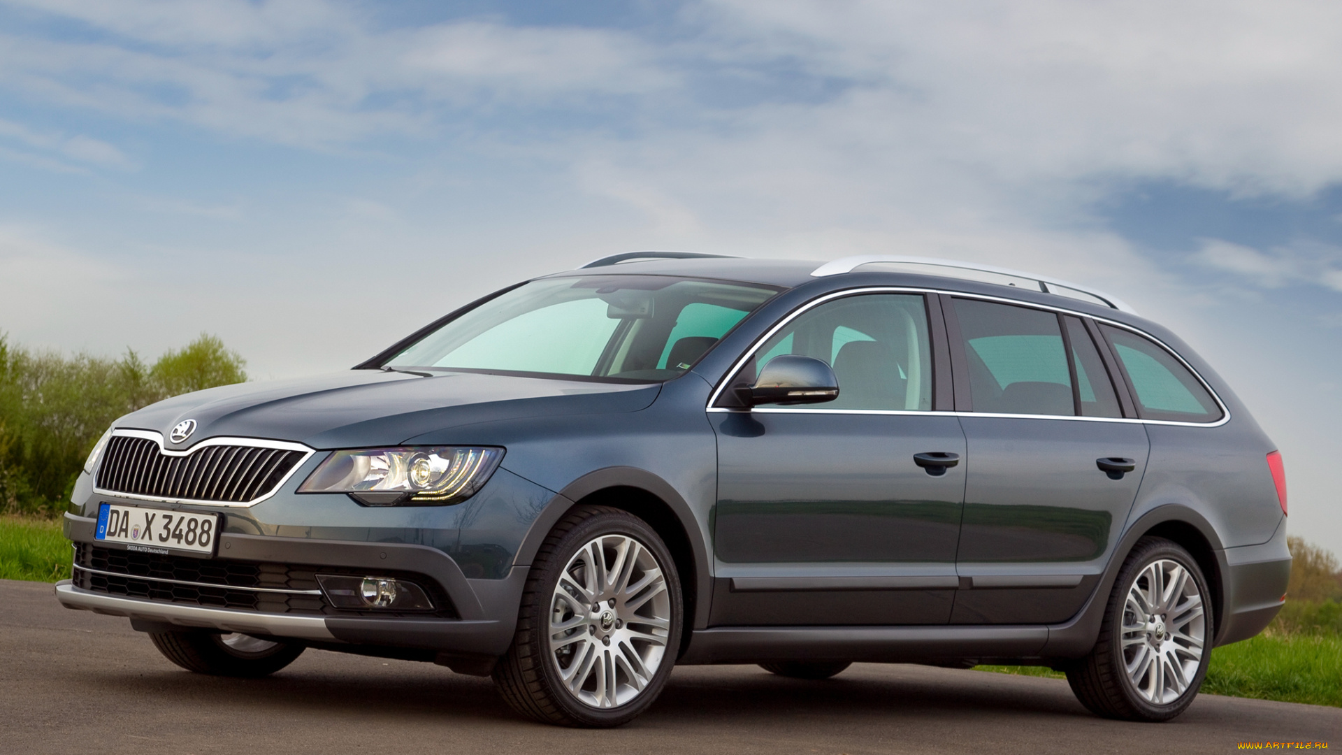 автомобили, skoda, outdoor, 2014г, combi, superb