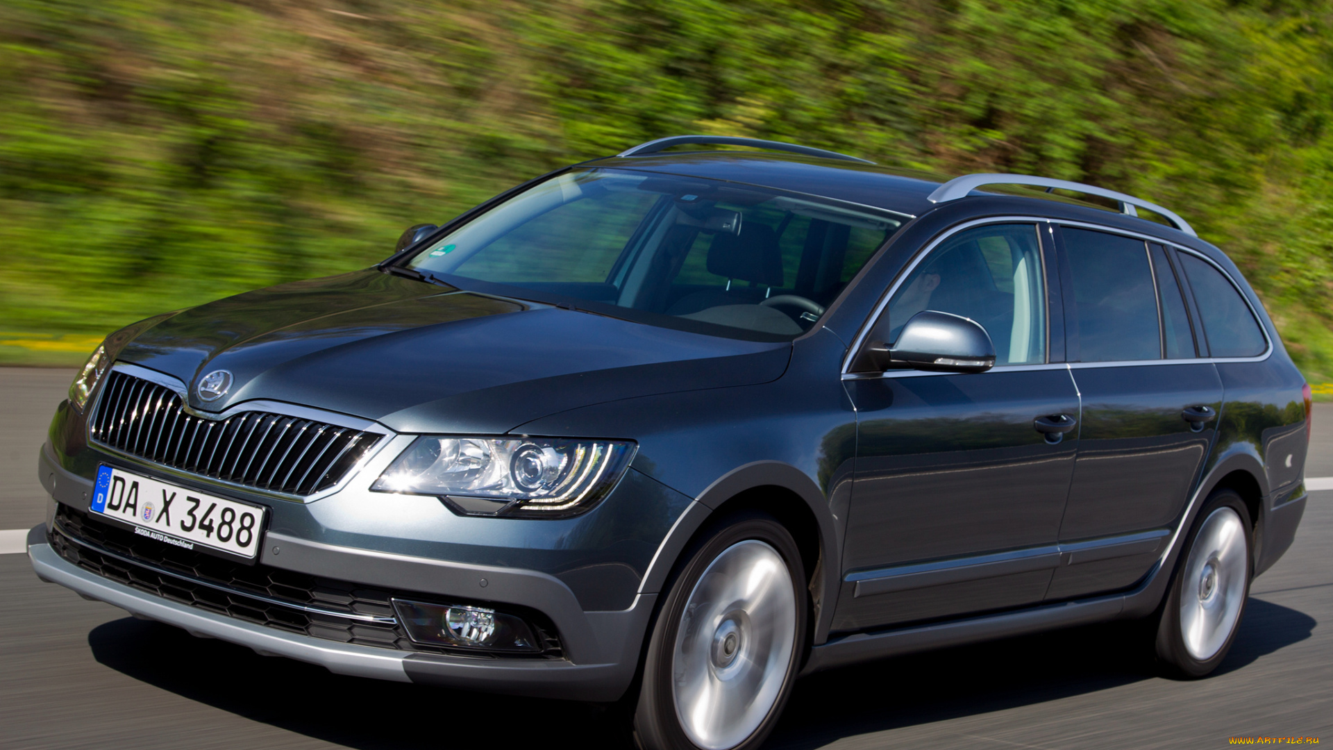 автомобили, skoda, superb, outdoor, 2014г, combi