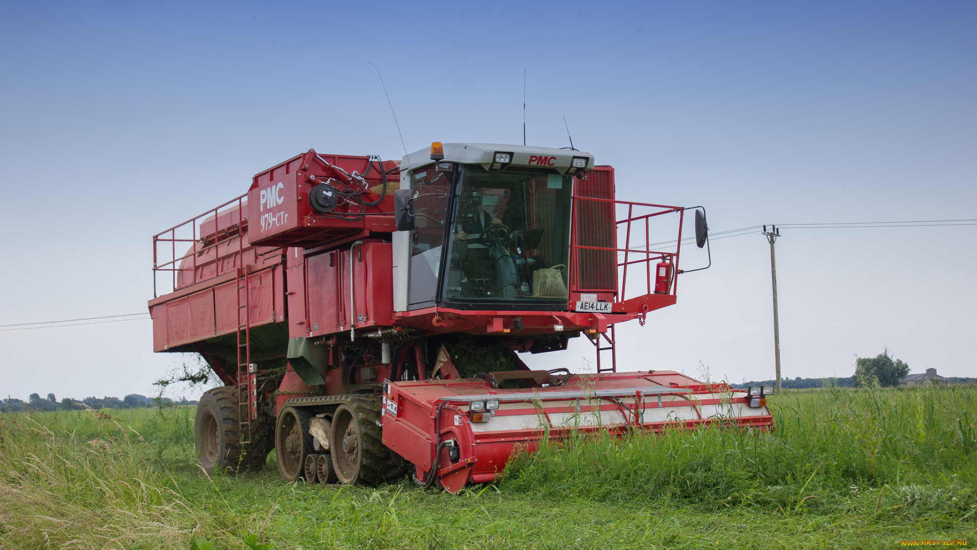 техника, комбайны, комбайн, поле