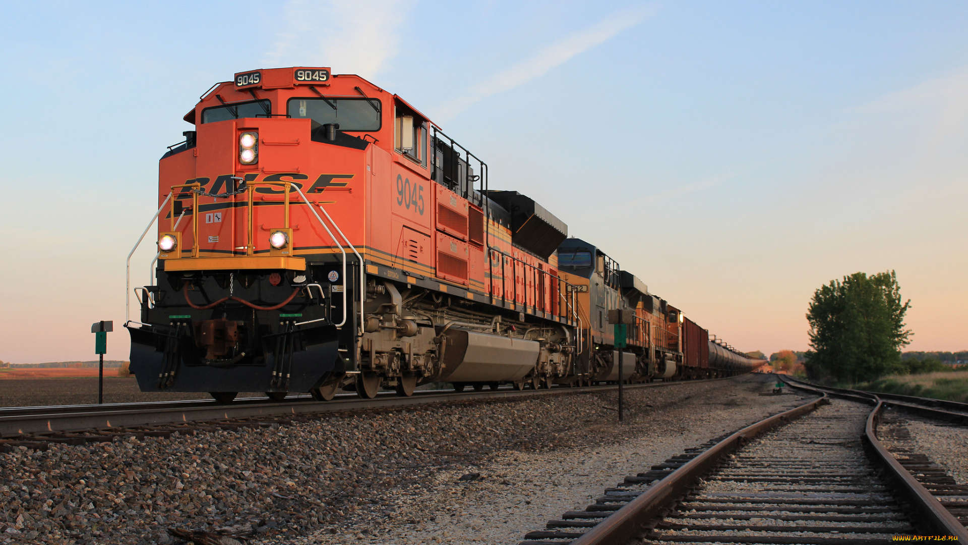 техника, поезда, дорога, рельсы, локомотив, состав, железная