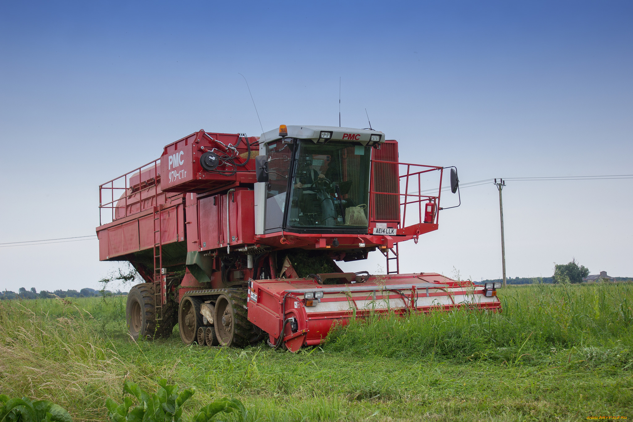 техника, комбайны, комбайн, поле