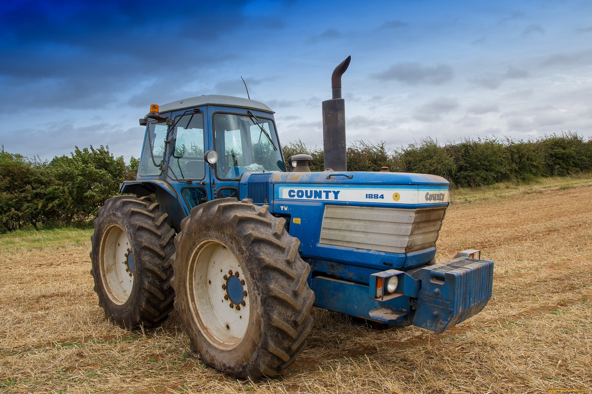 техника, тракторы, поле, трактор