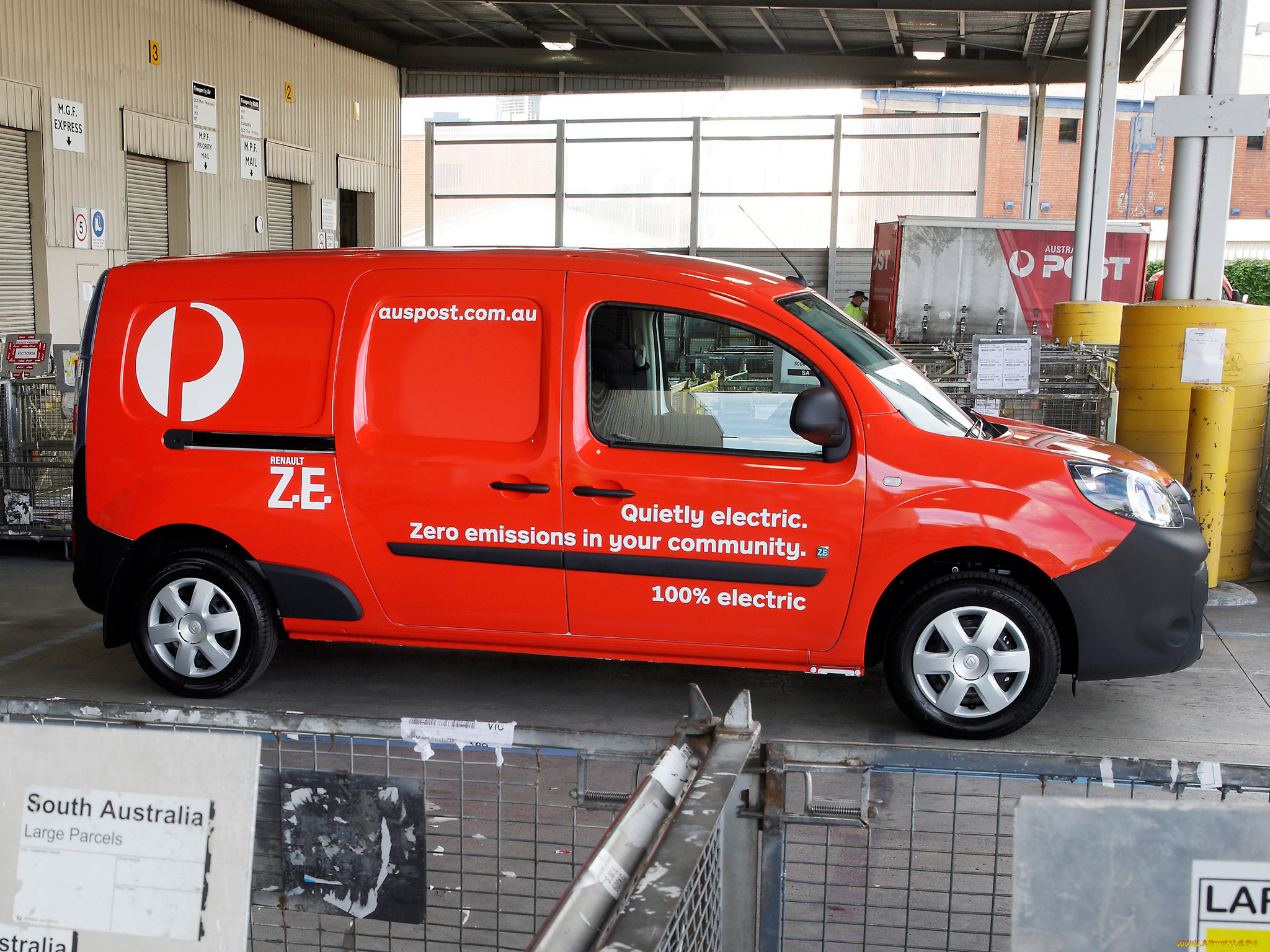 автомобили, renault, kangoo, красный, 2014г, au, post, z, e, maxi