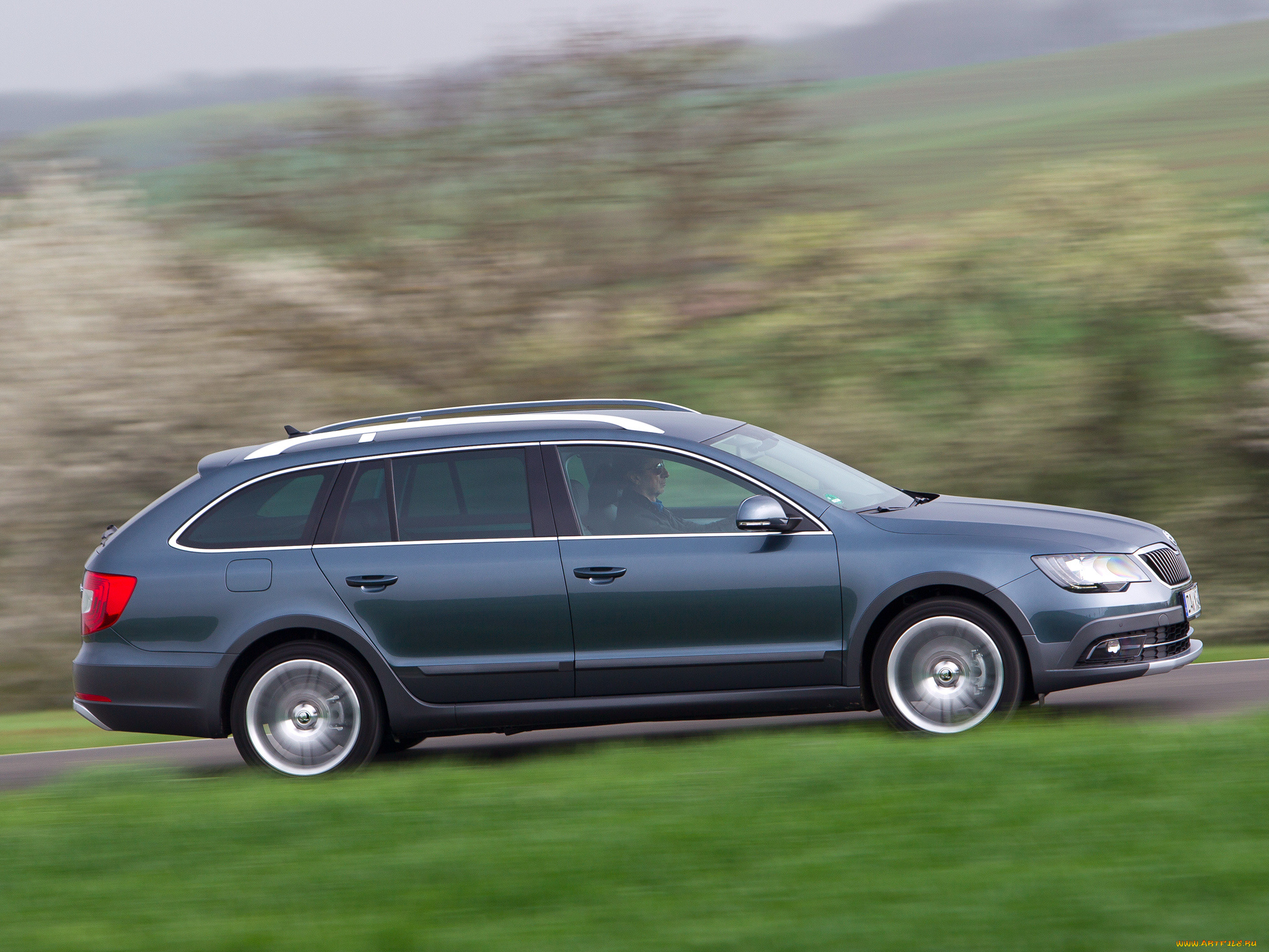 автомобили, skoda, 2014г, outdoor, combi, superb