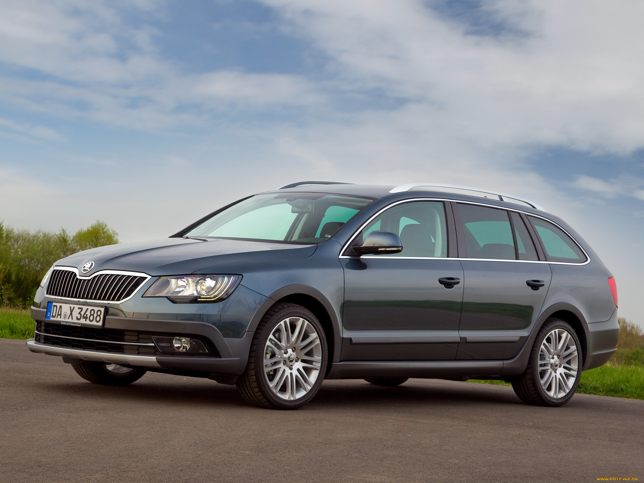 автомобили, skoda, outdoor, 2014г, combi, superb