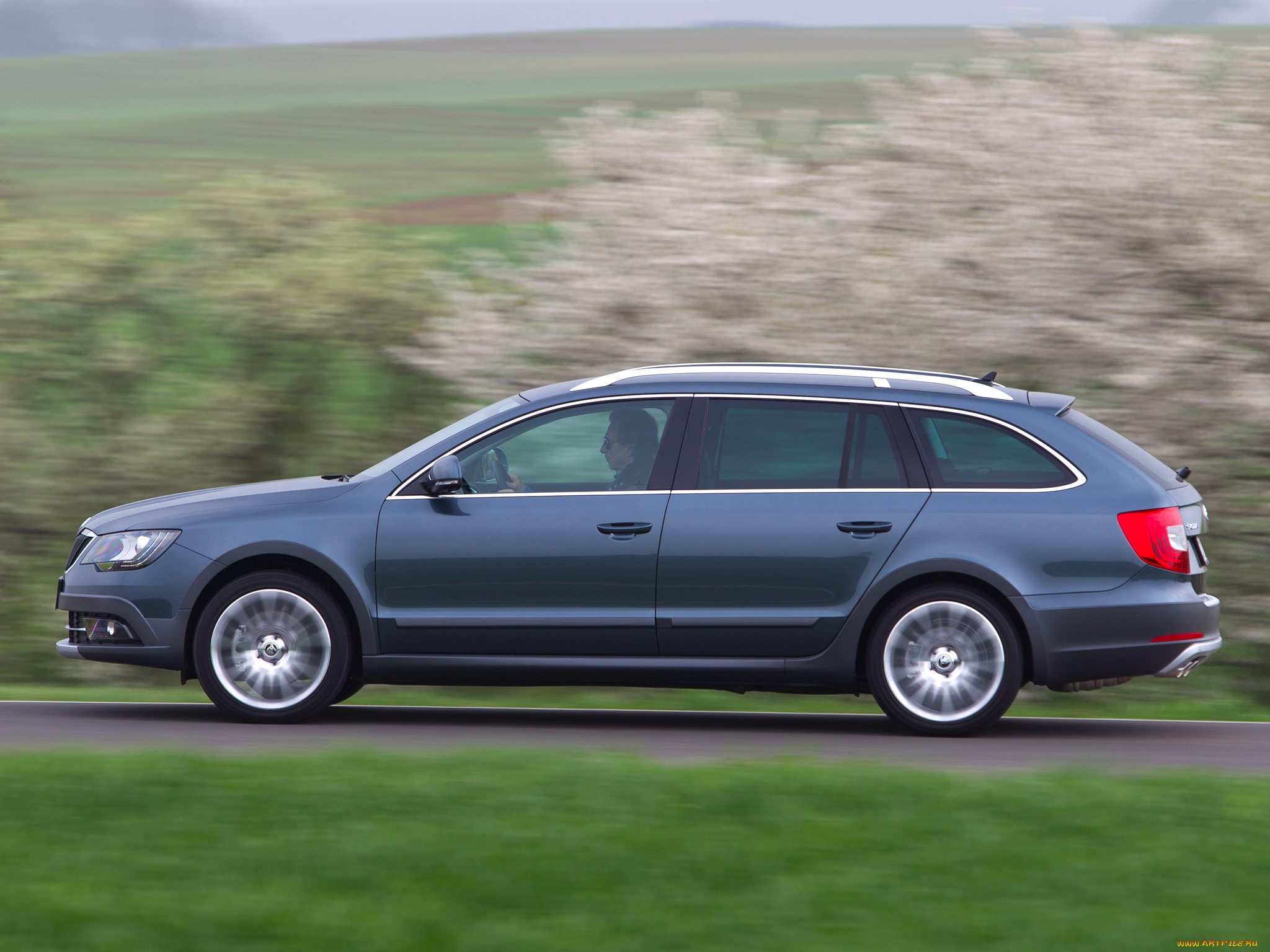 автомобили, skoda, outdoor, combi, 2014г, superb