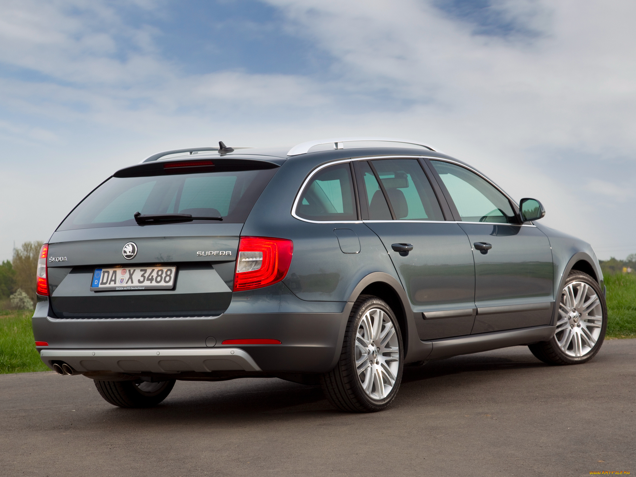 автомобили, skoda, superb, 2014г, outdoor, combi