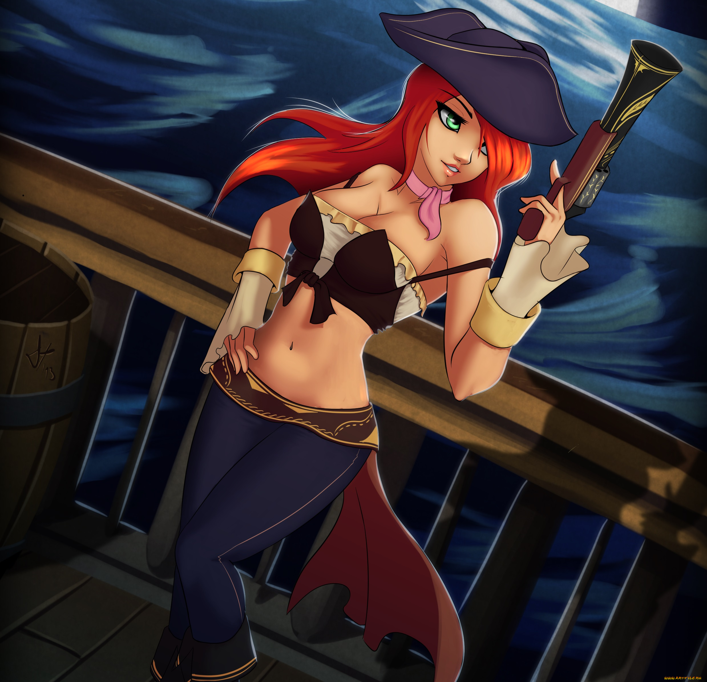 рисованные, люди, взгляд, девушка