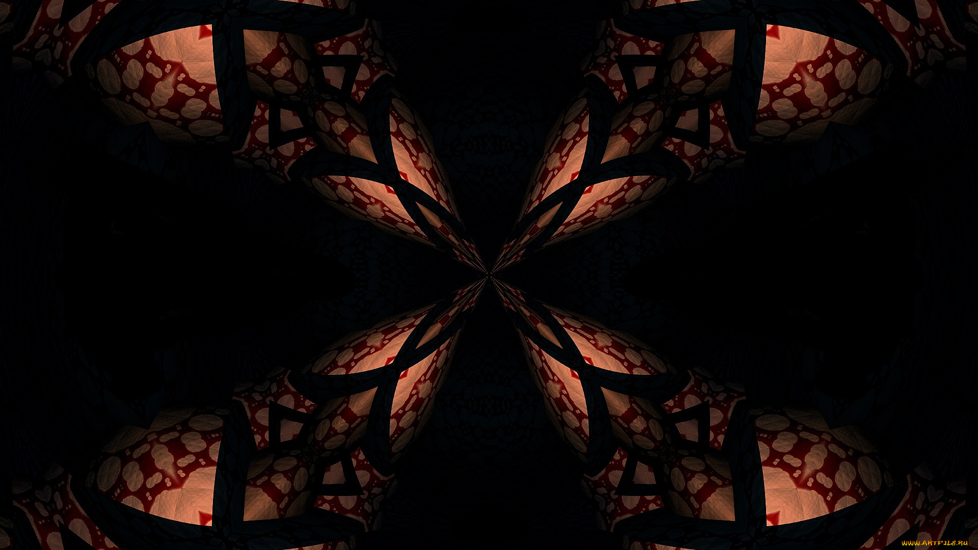 3д, графика, фракталы, , fractal, узор, фон, цвета