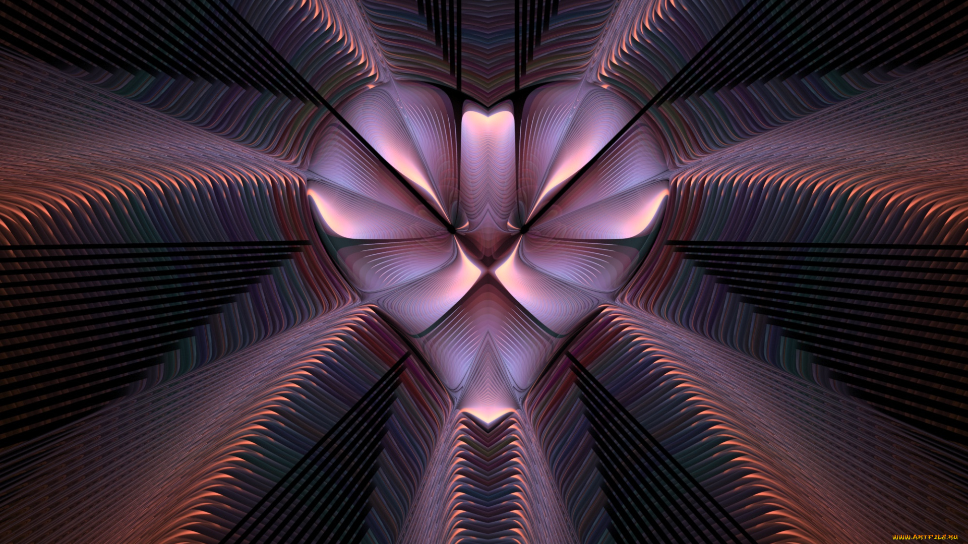 3д, графика, фракталы, , fractal, узор, фон, цвета