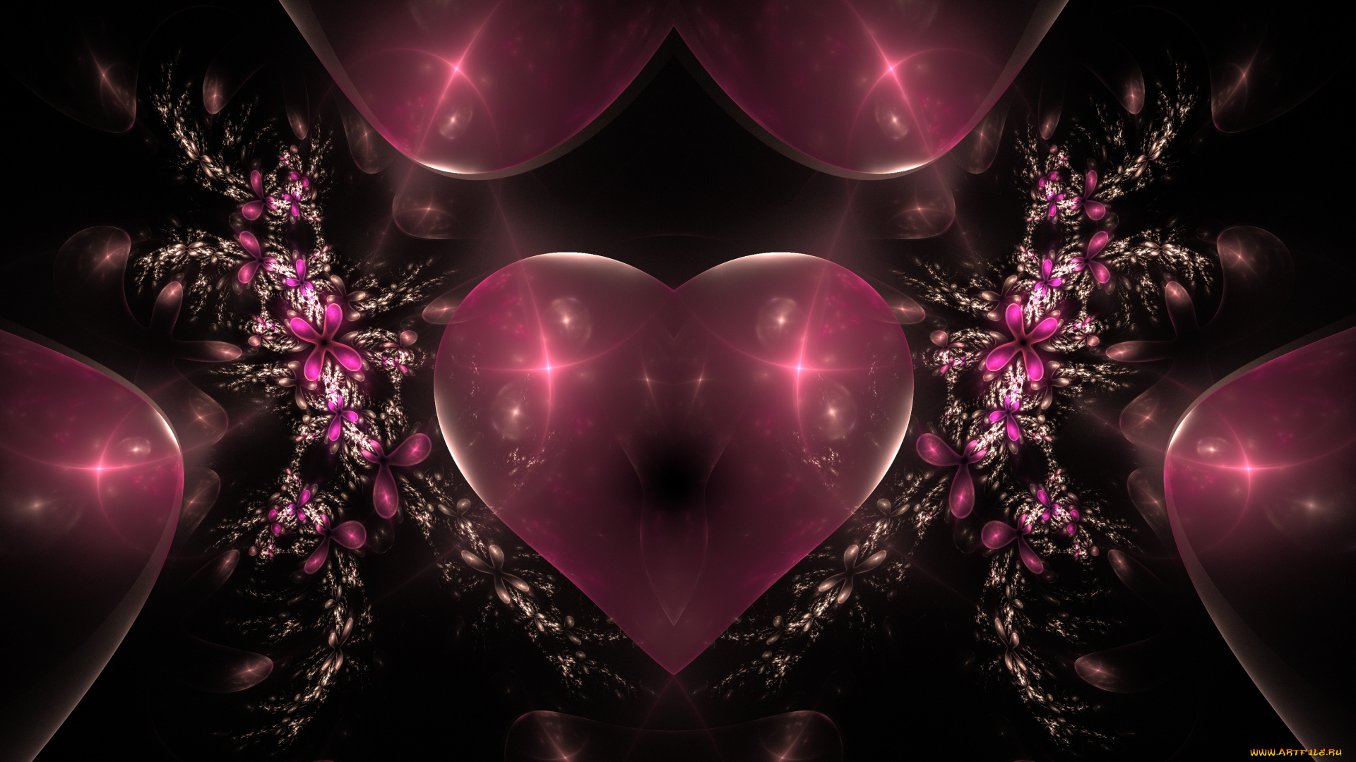 3д, графика, фракталы, , fractal, узор, фон, цвета