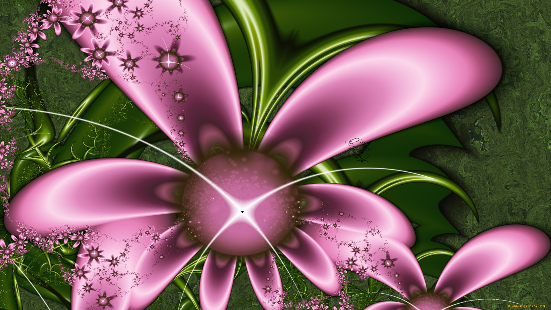 3д, графика, фракталы, , fractal, узор, фон, цвета