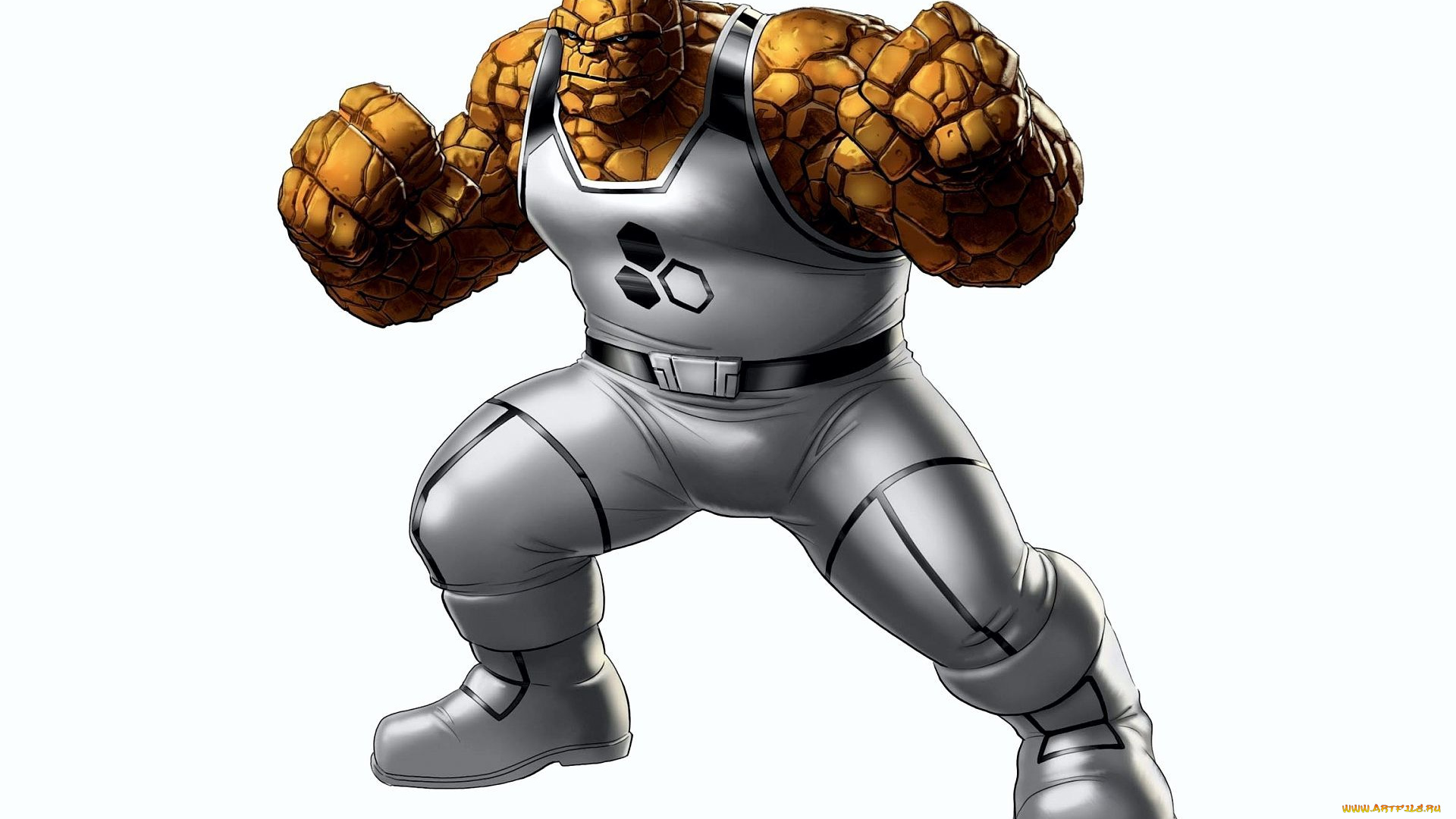 рисованное, комиксы, монстр, фон, thing