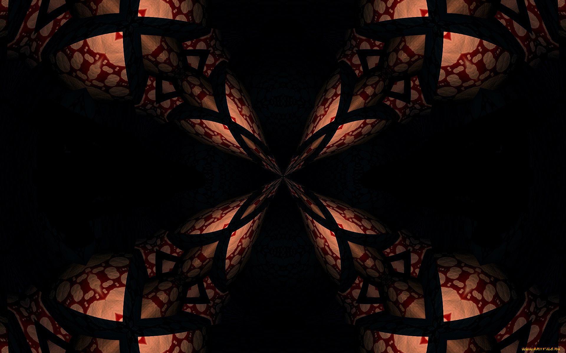 3д, графика, фракталы, , fractal, узор, фон, цвета