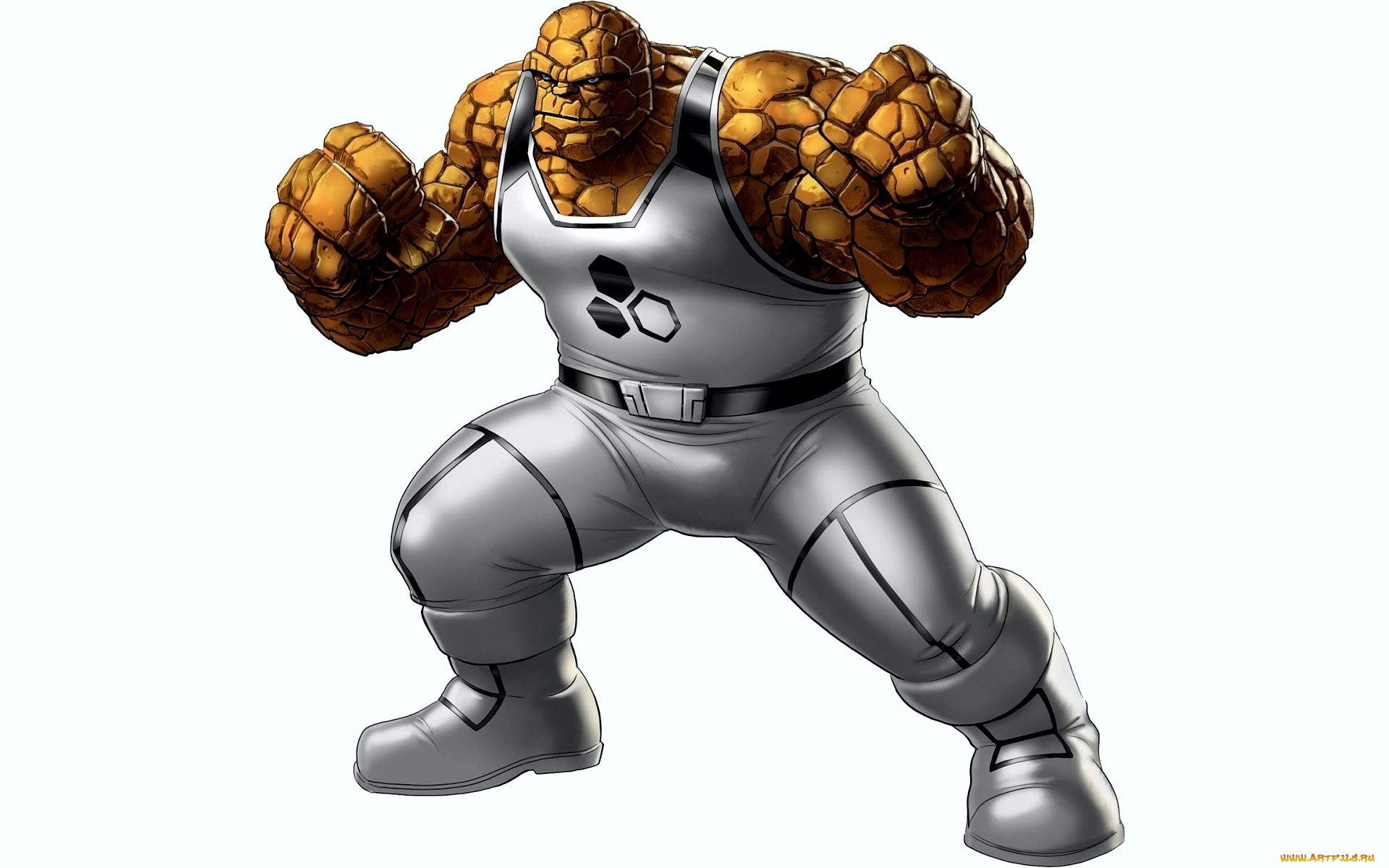 рисованное, комиксы, монстр, фон, thing